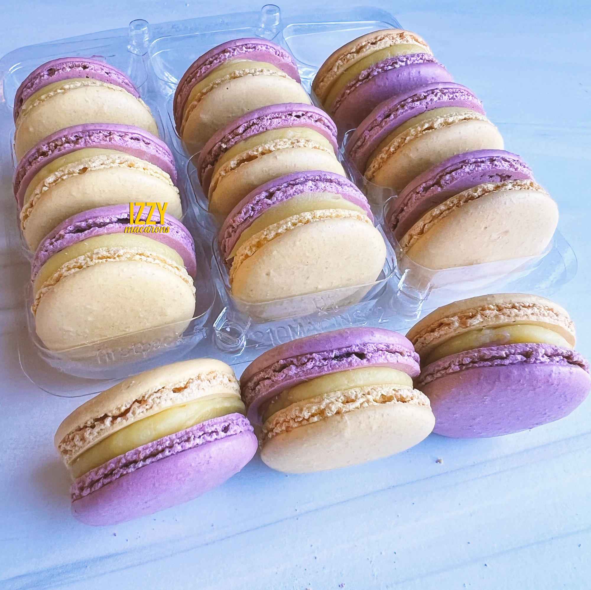 Lemon Lavender Macarons