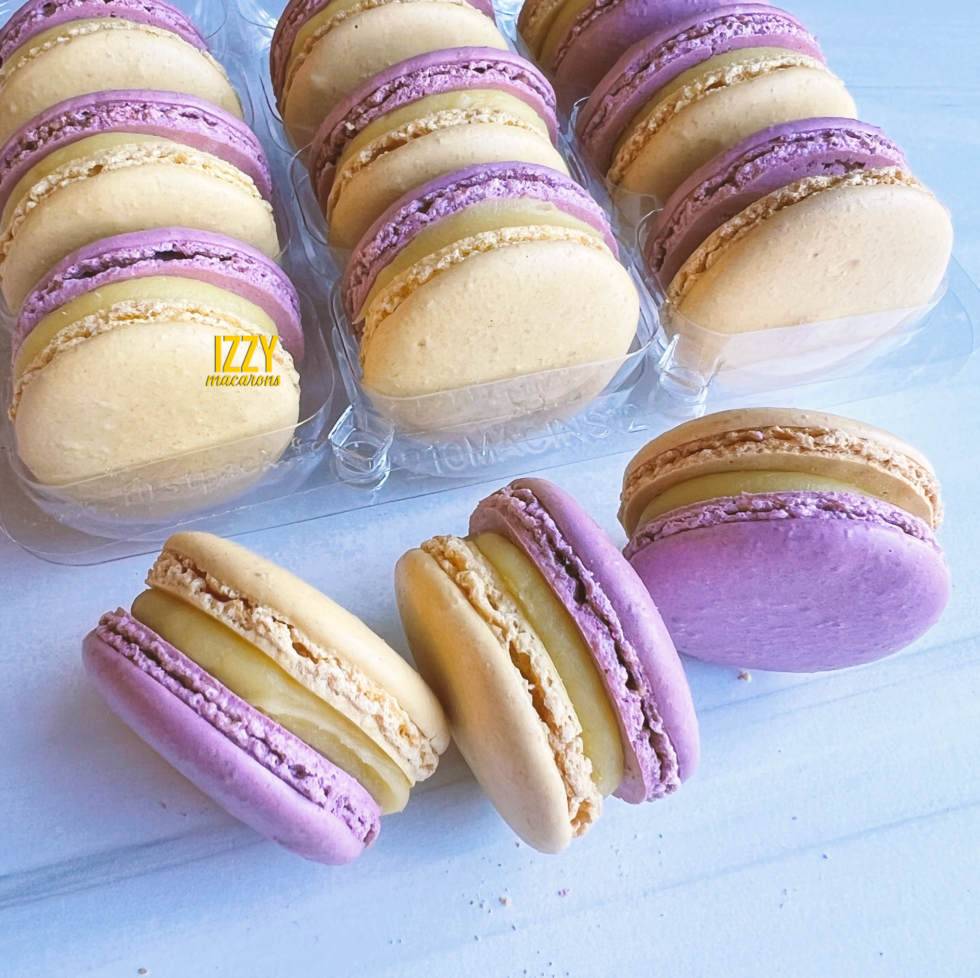 Lemon Lavender Macarons