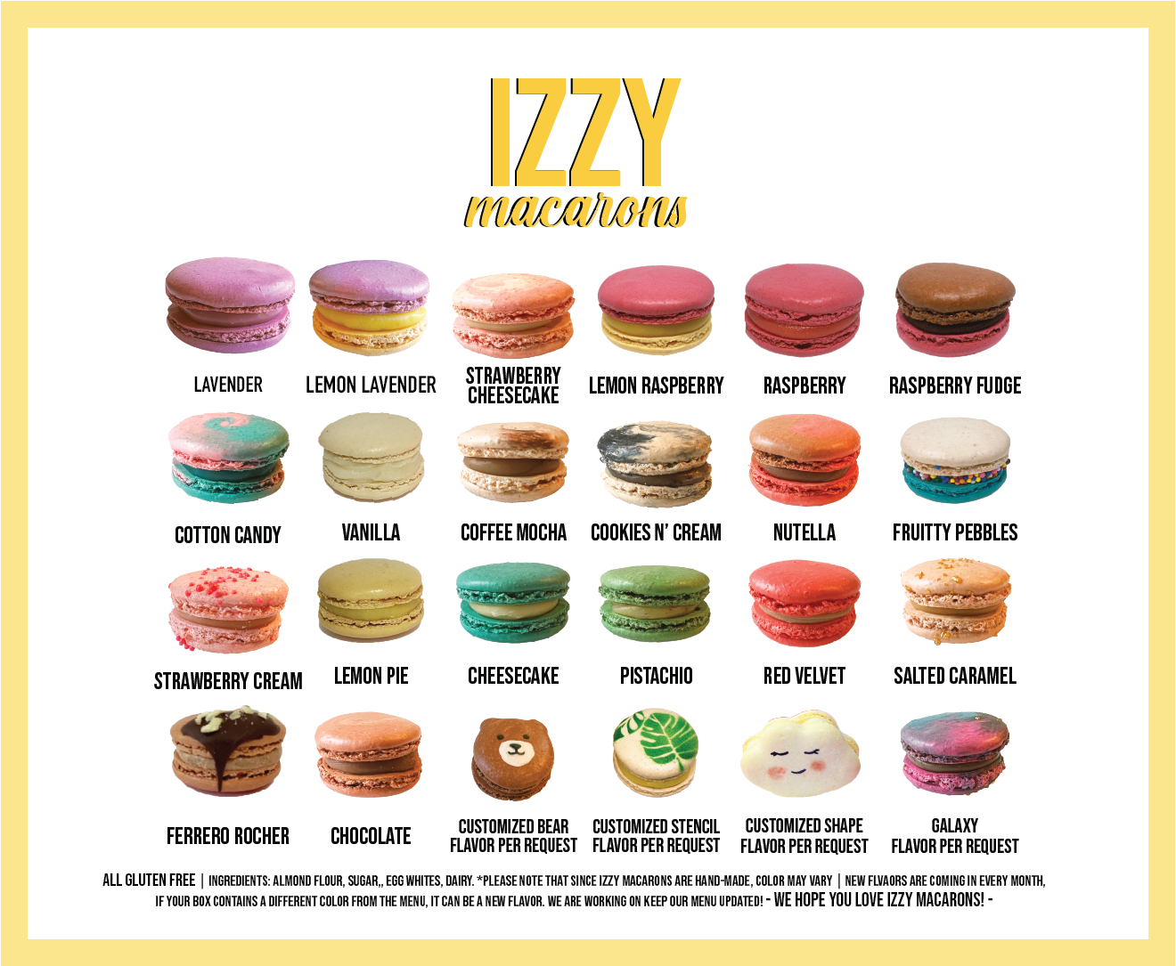 Build Your Box - French Macarons