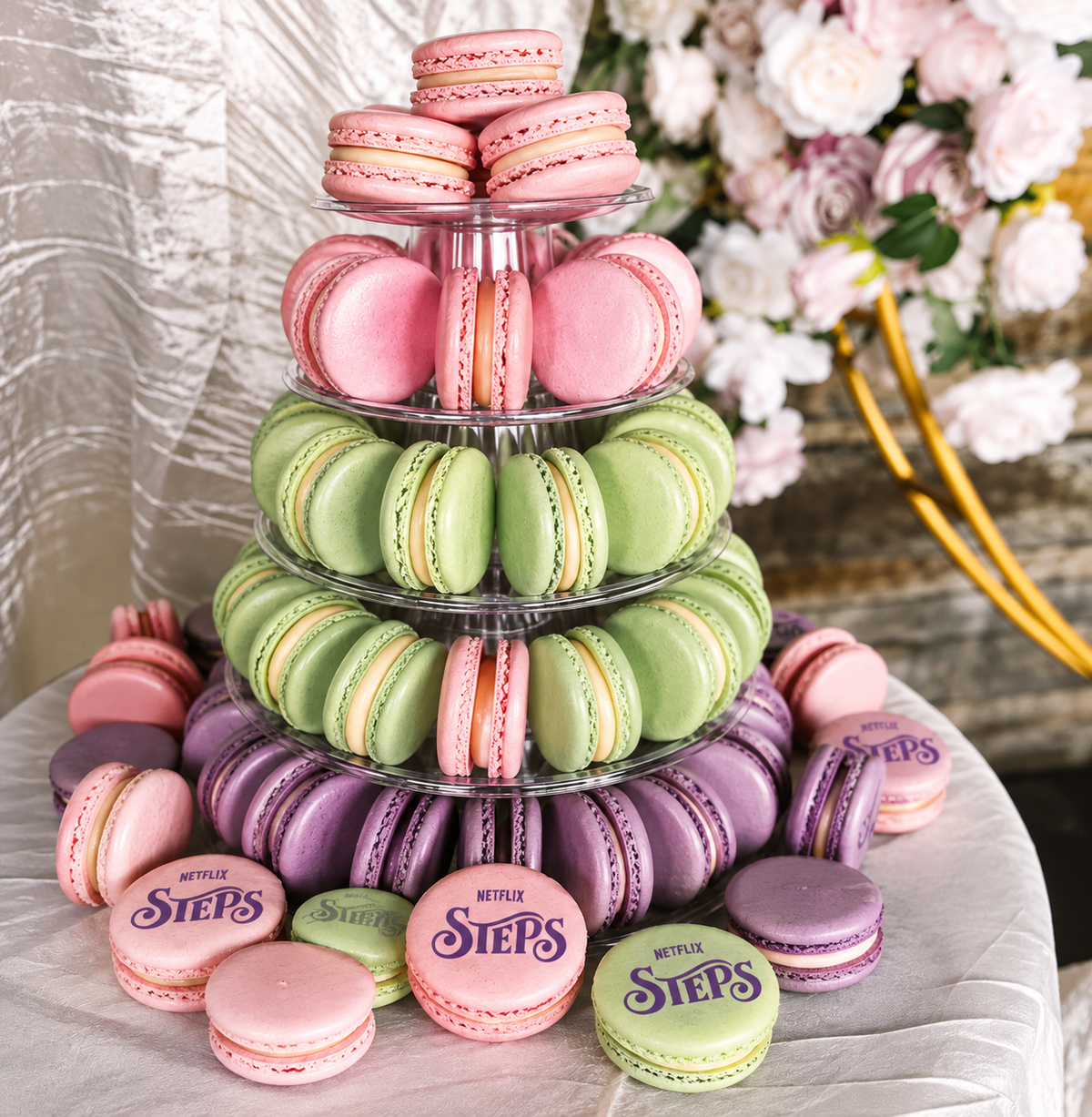 2 Macaron Towers - 10 tiers - 198 Macarons  - Nov 8 at 6 PM at Plaza Hotel