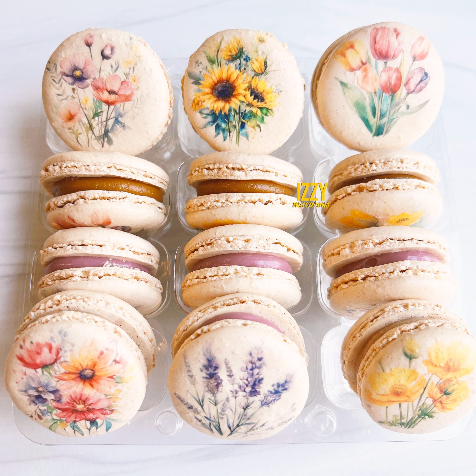 Choose your Flowers Macarons