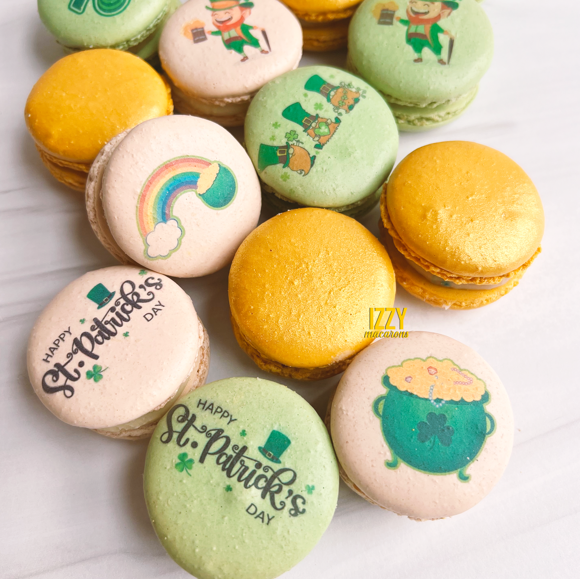 St. Patricks Day Macarons