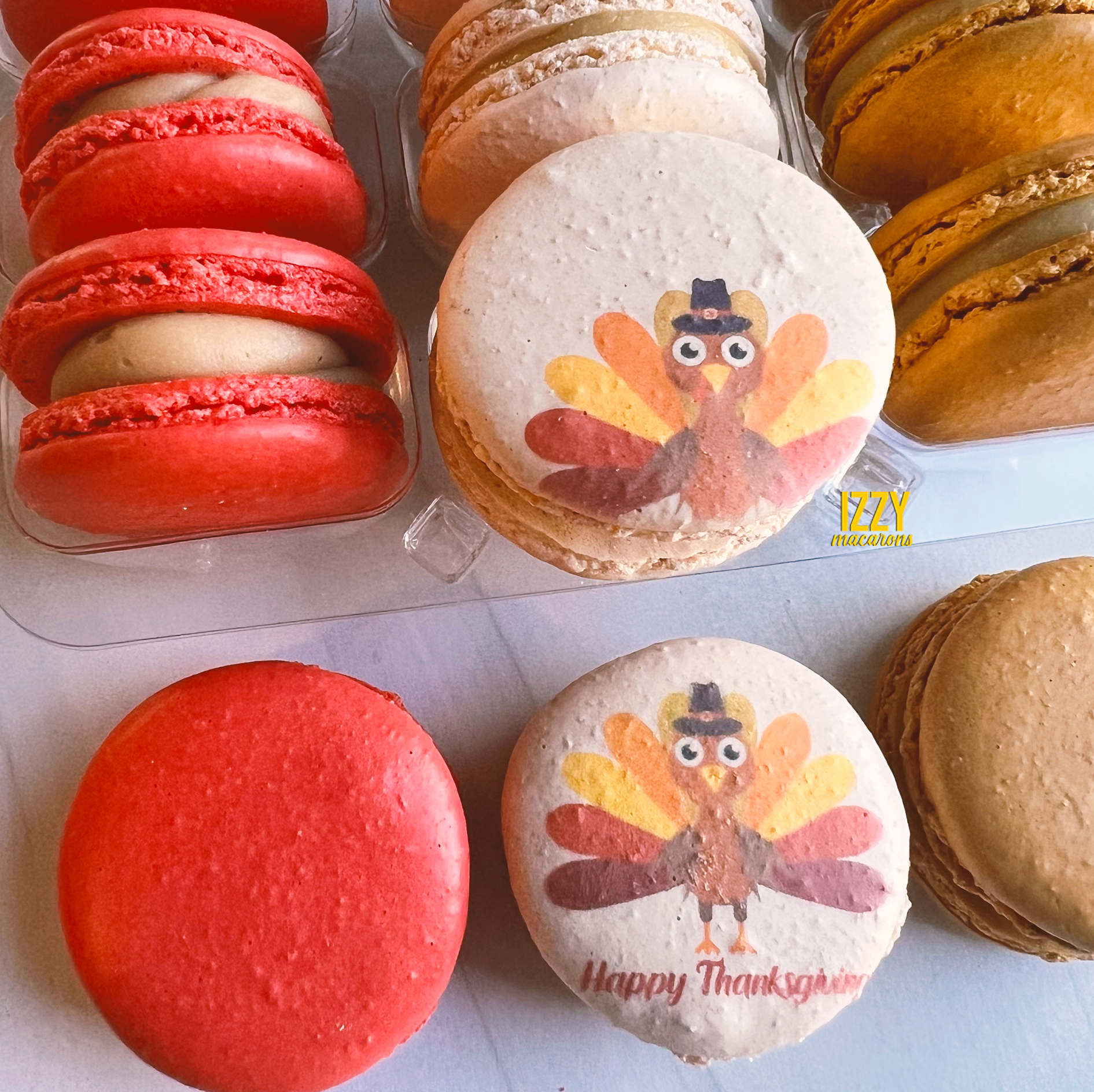 Thanksgiving Macarons - Option 1