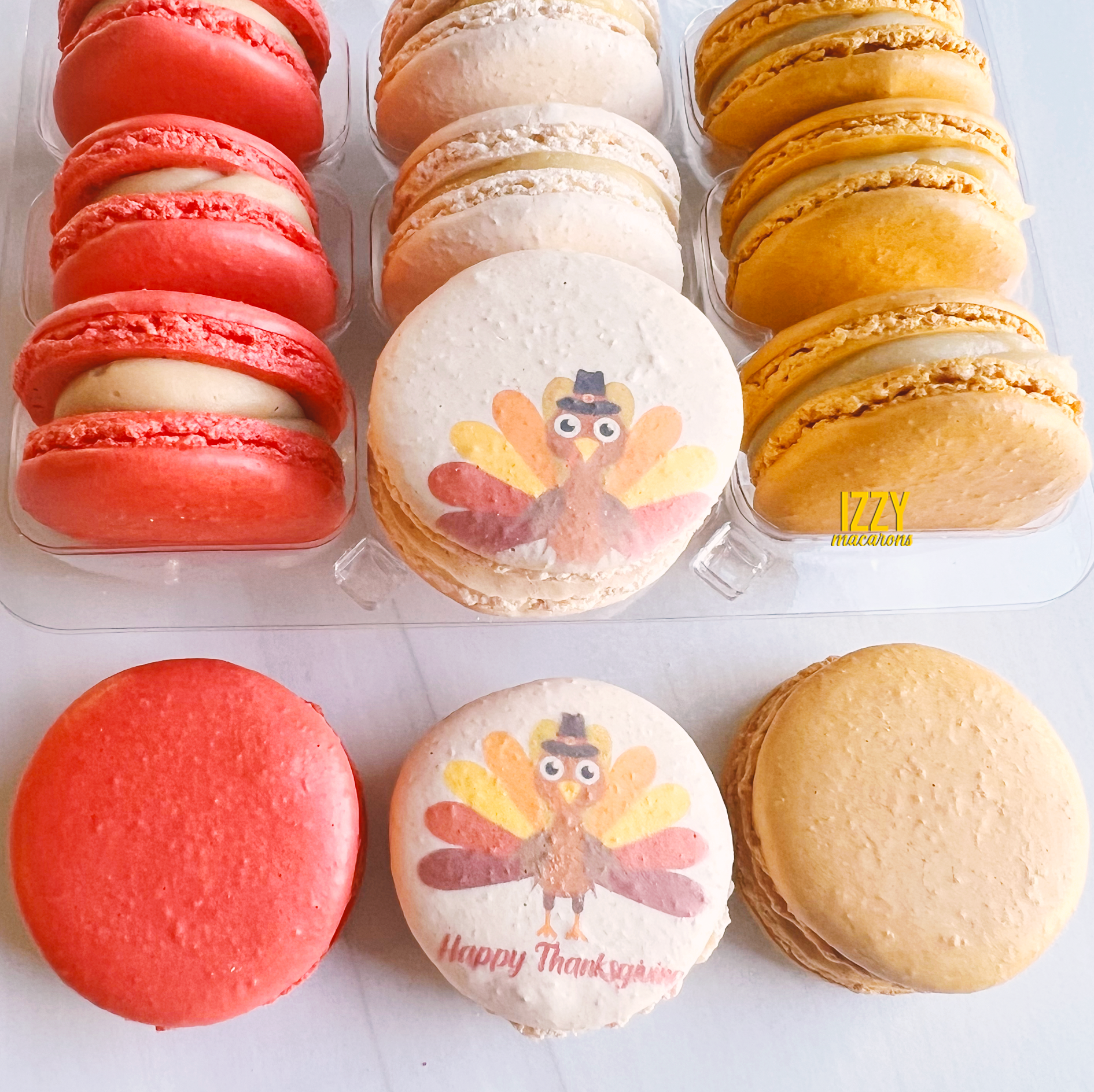 Thanksgiving Macarons - Option 1