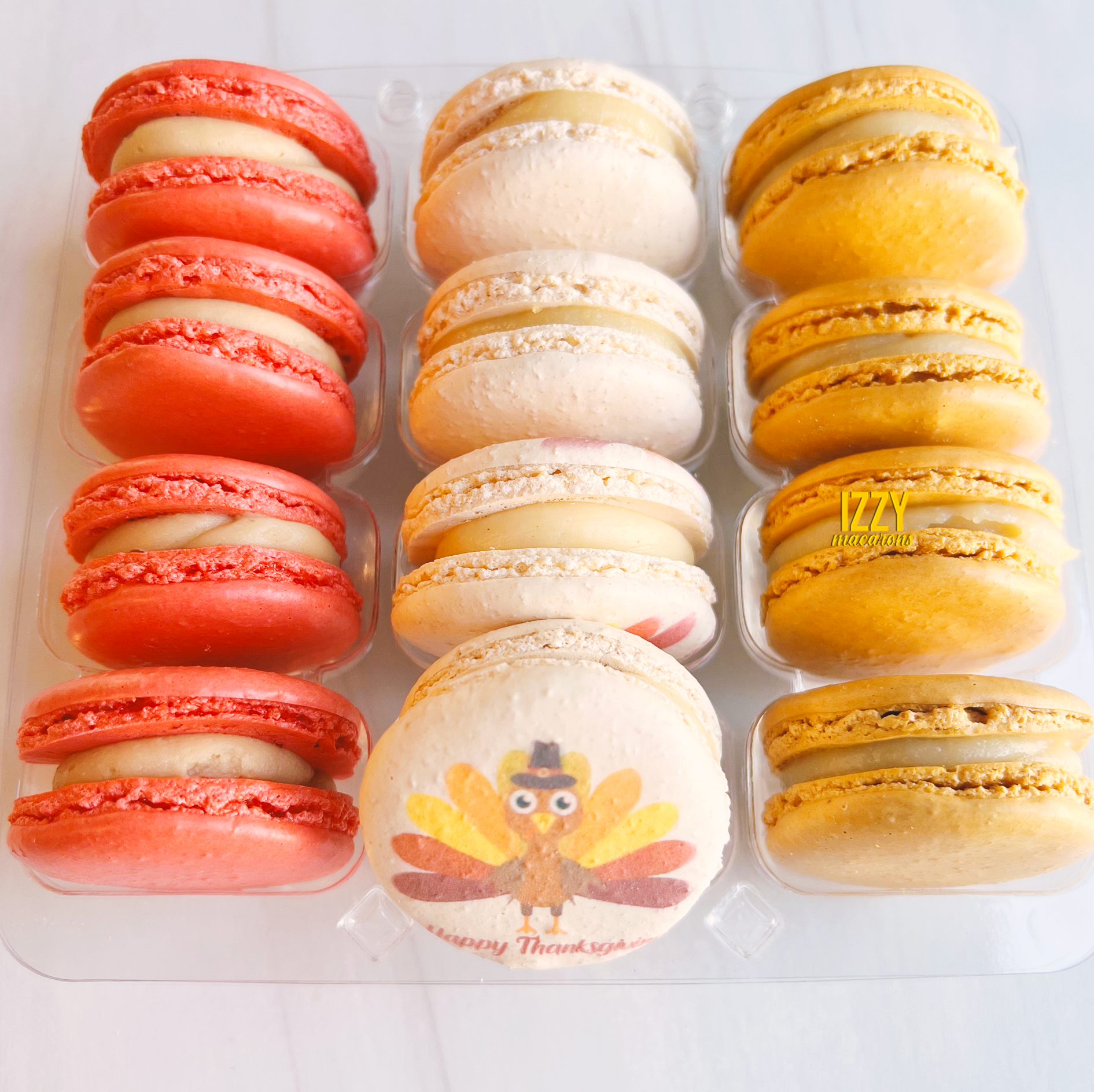 Thanksgiving Macarons - Option 1