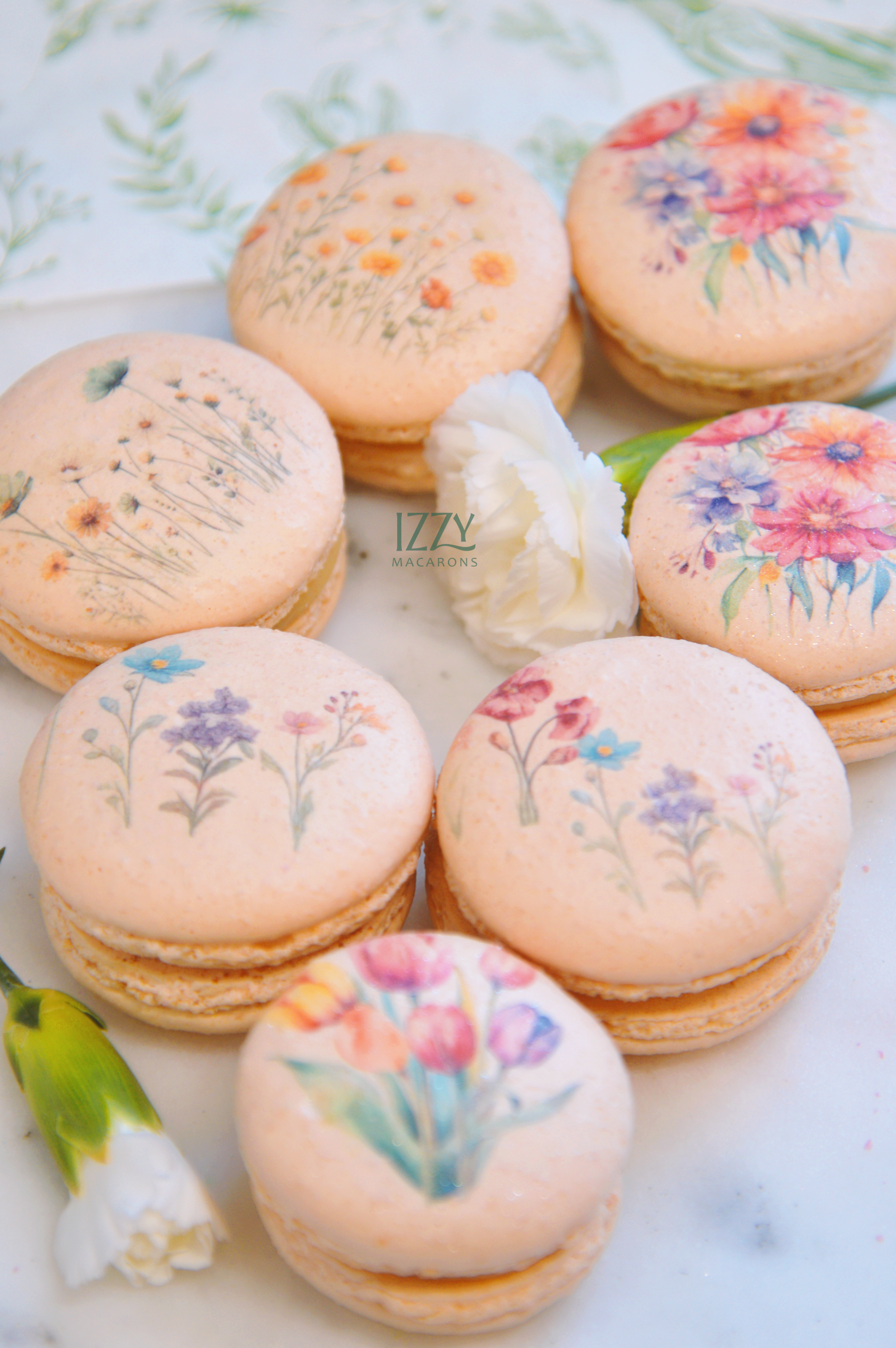 Wildflowers Macarons