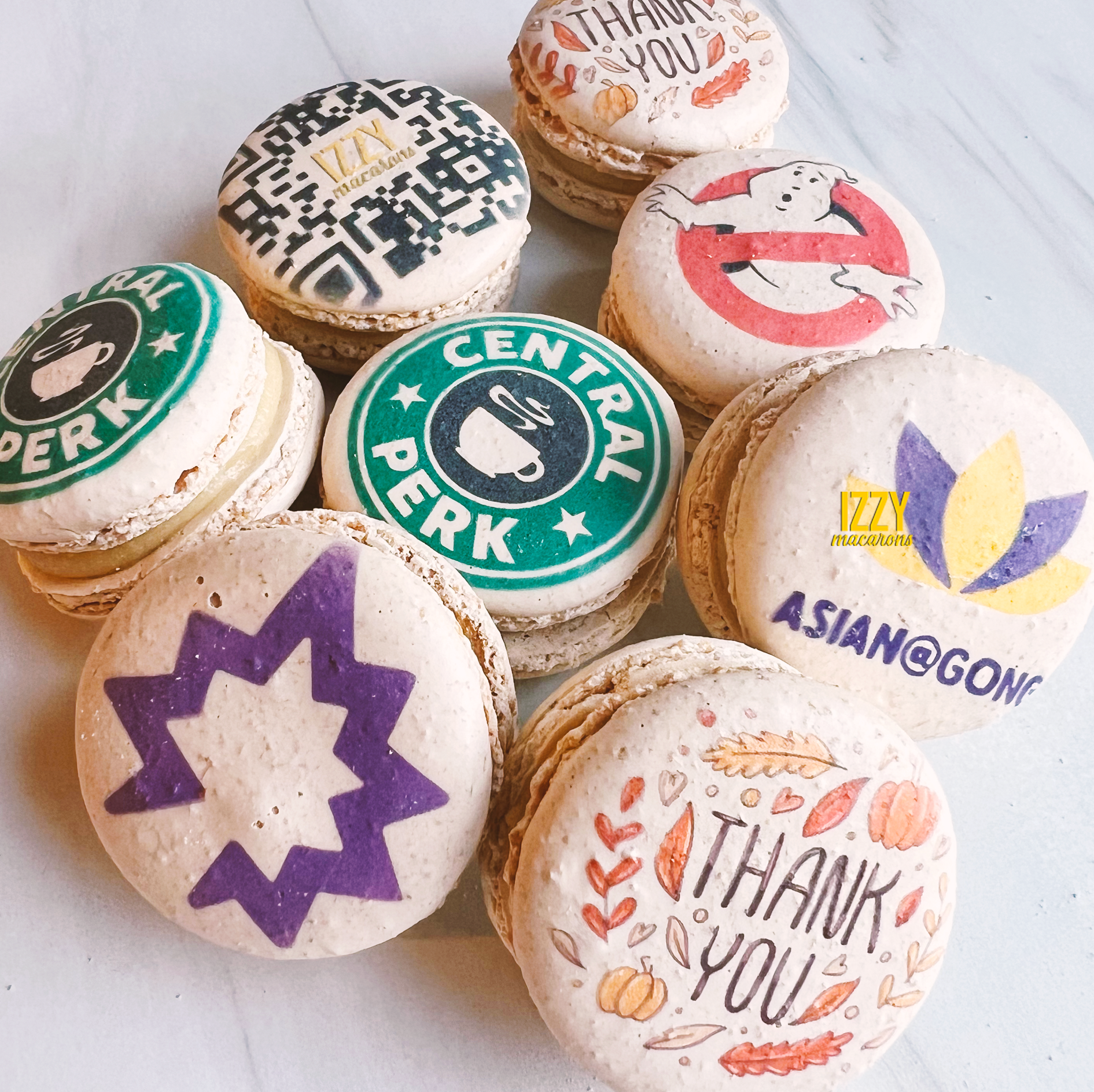 Picture/ Logo Macarons - Edible Print