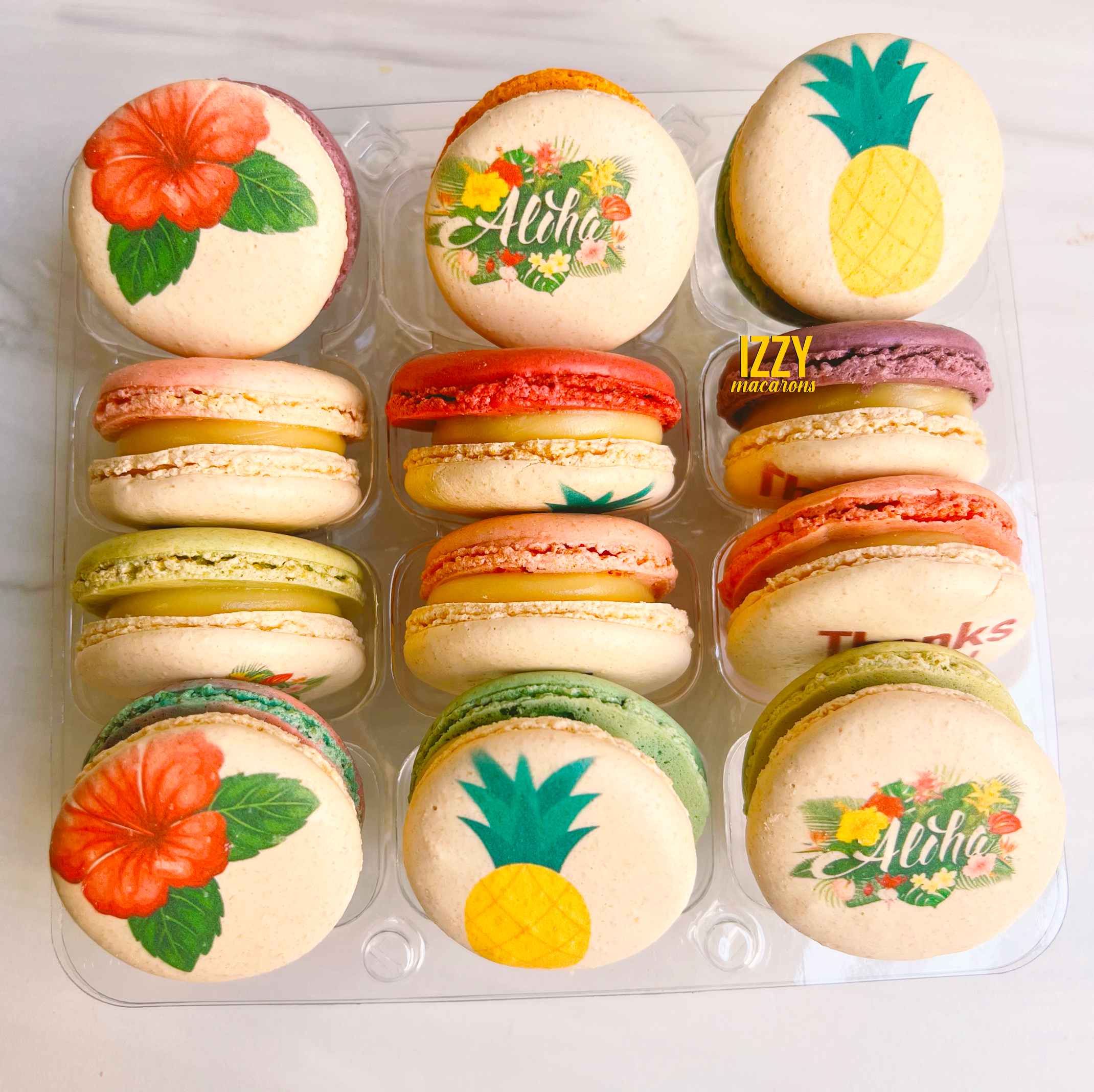 Aloha Macarons