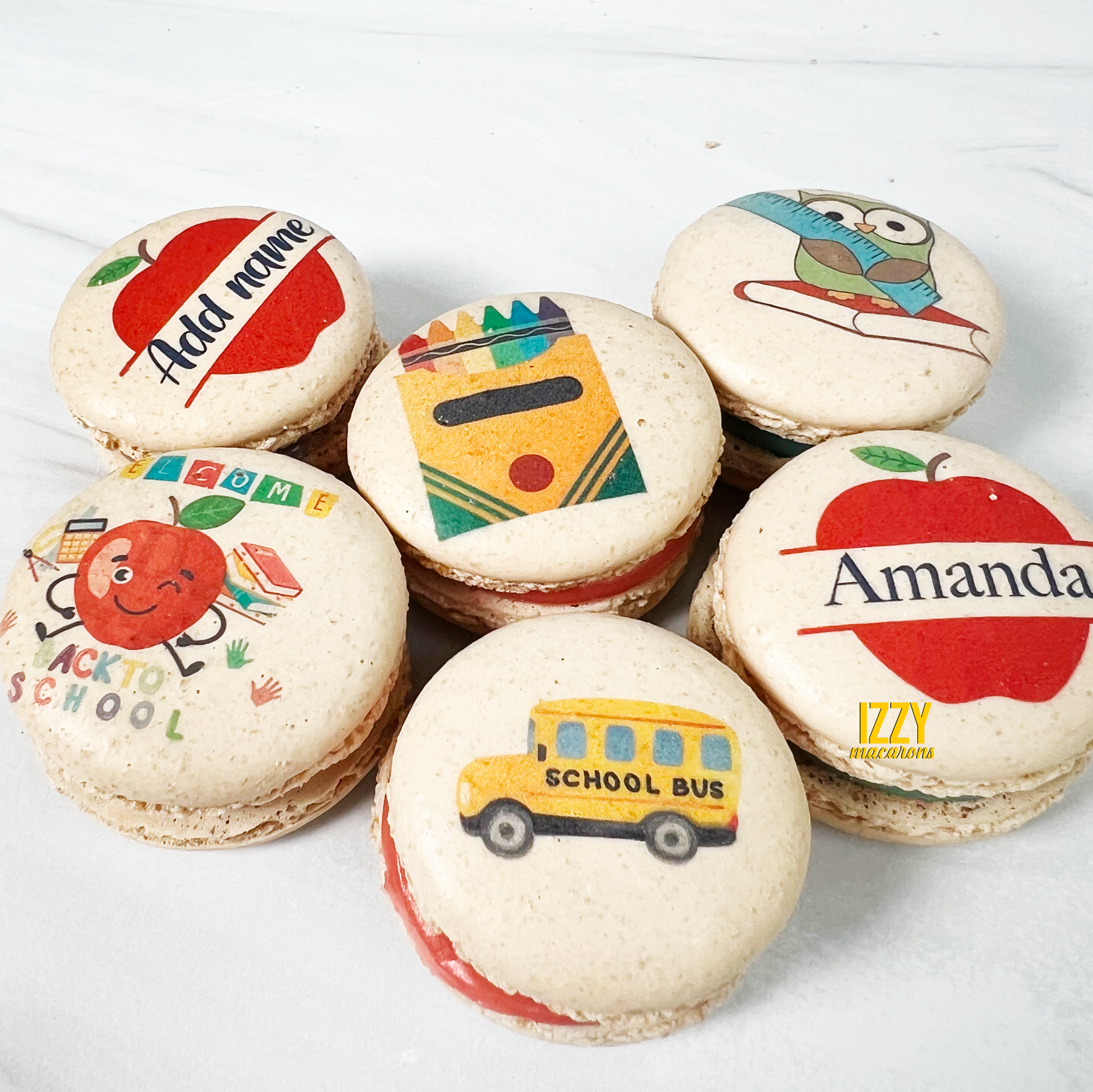 Back to School Macarons