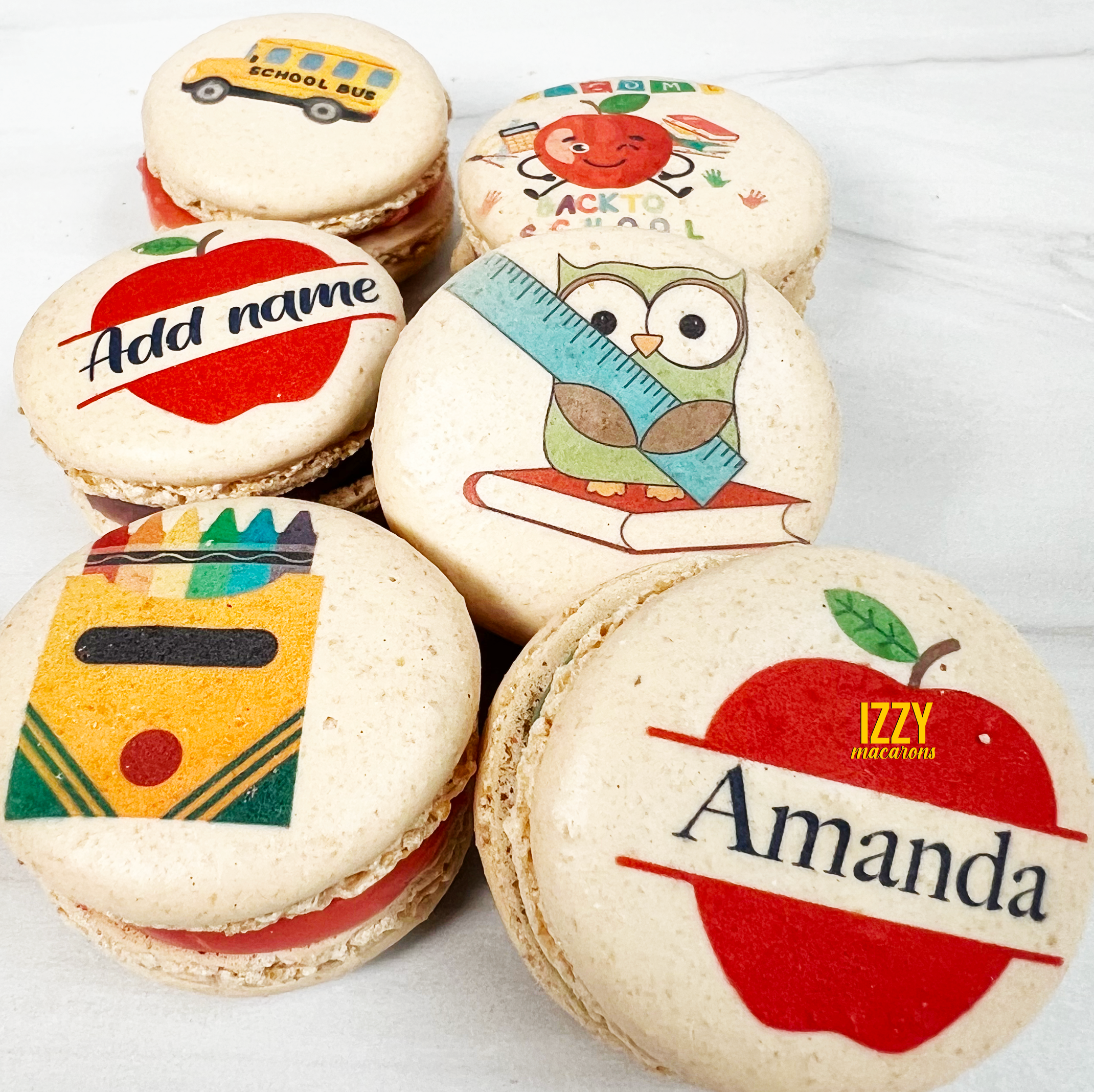 Back to School Macarons