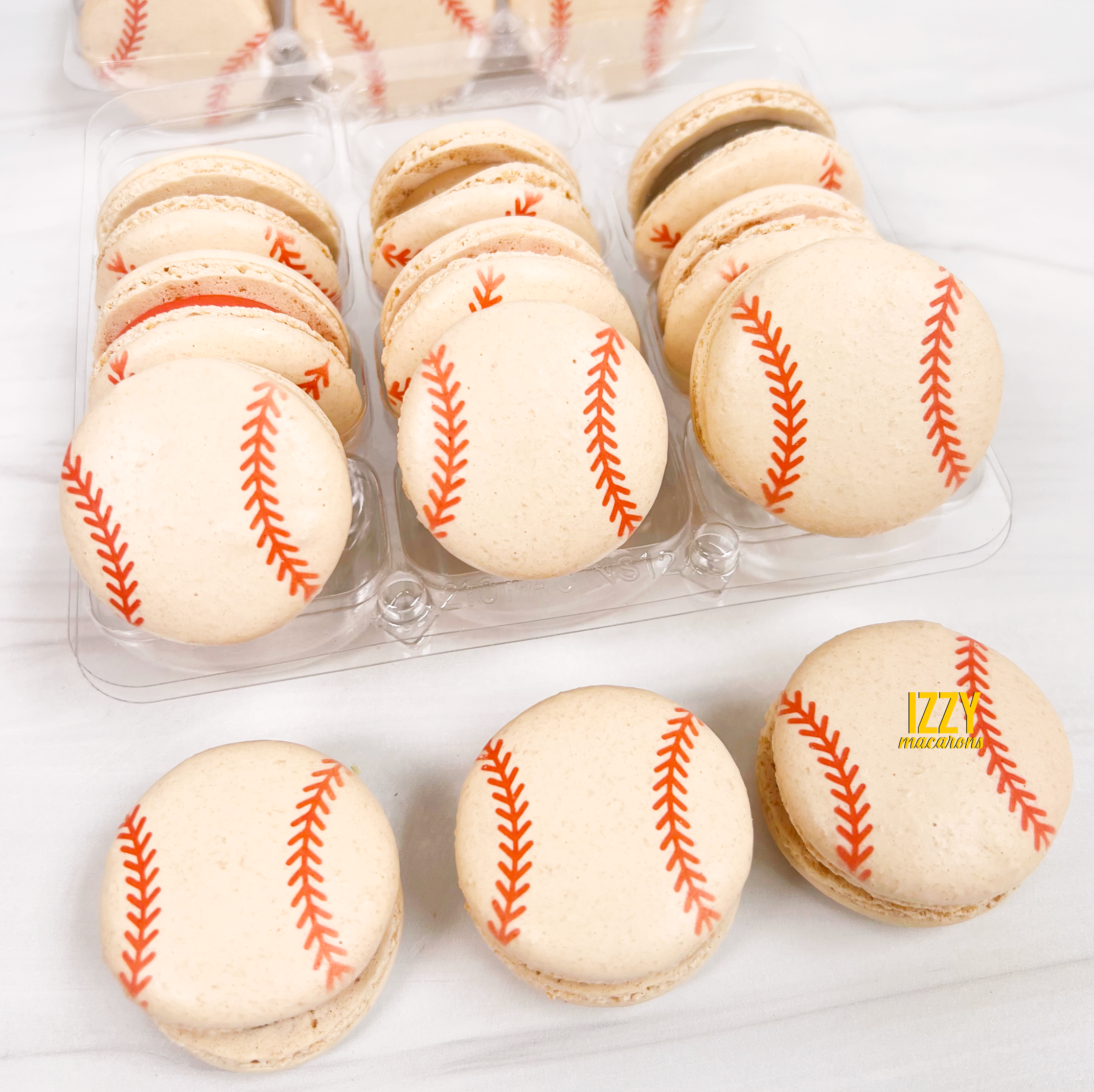 Baseball Macarons