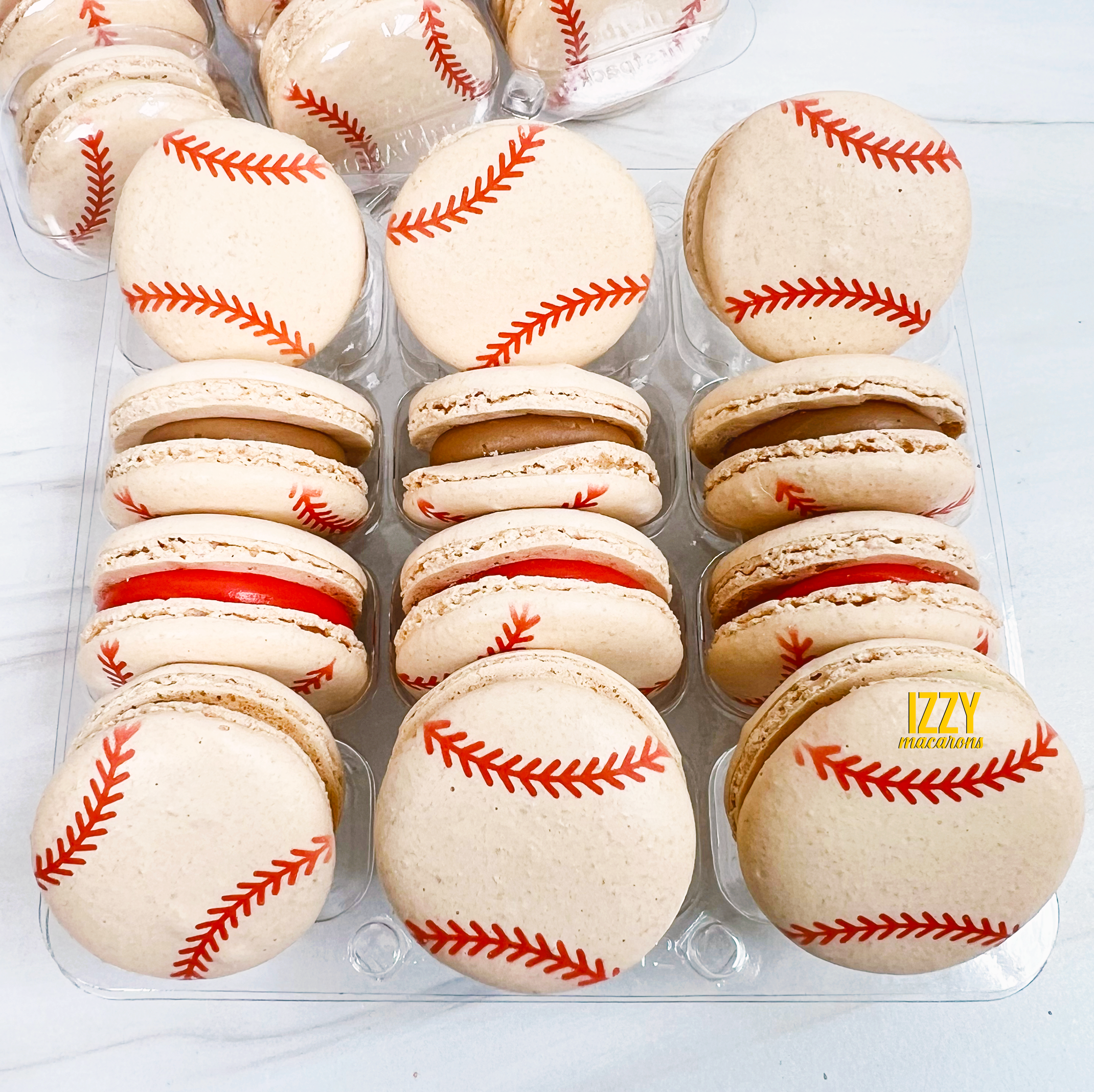 Baseball Macarons