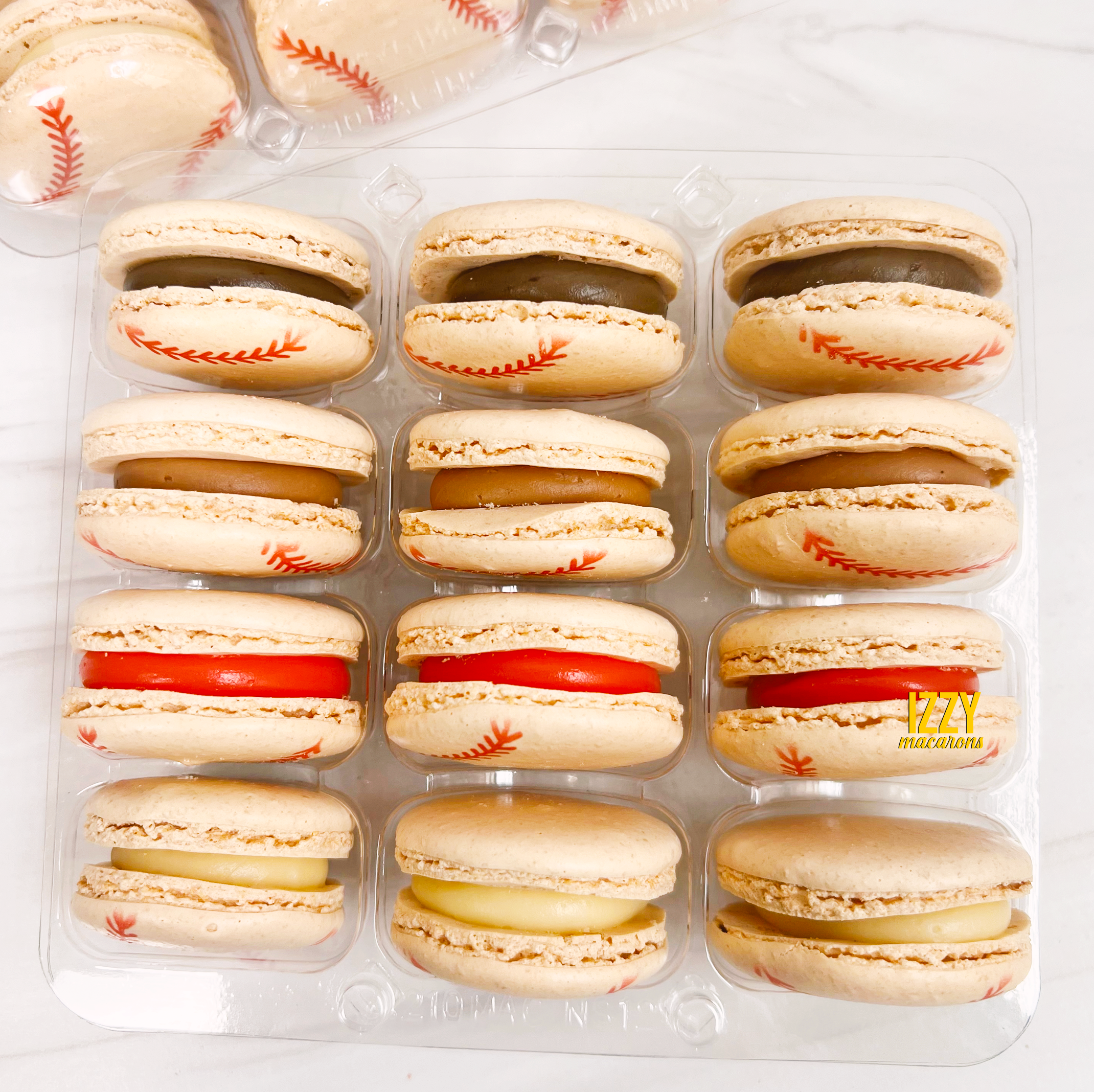 Baseball Macarons