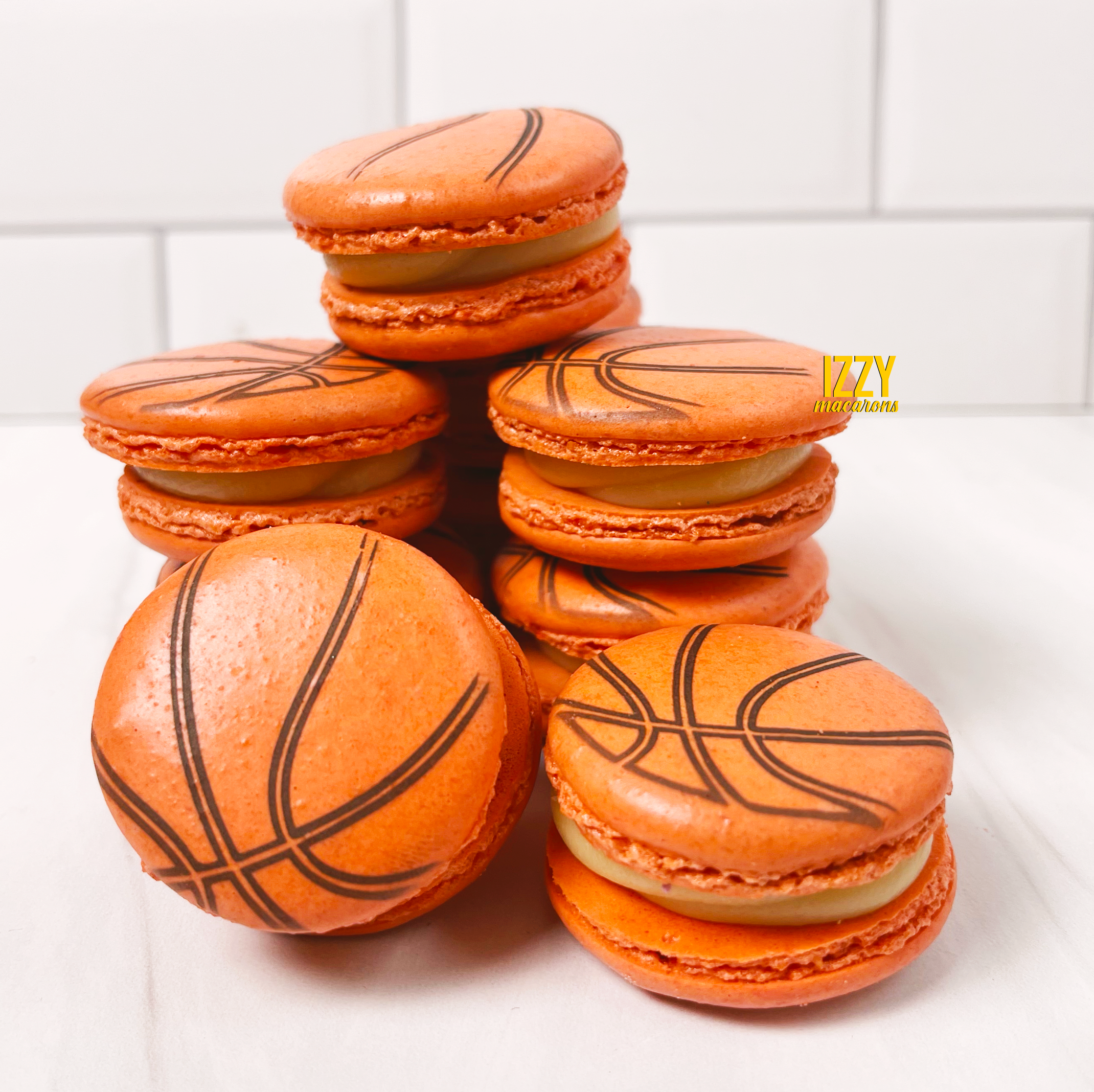 Basketball Macarons