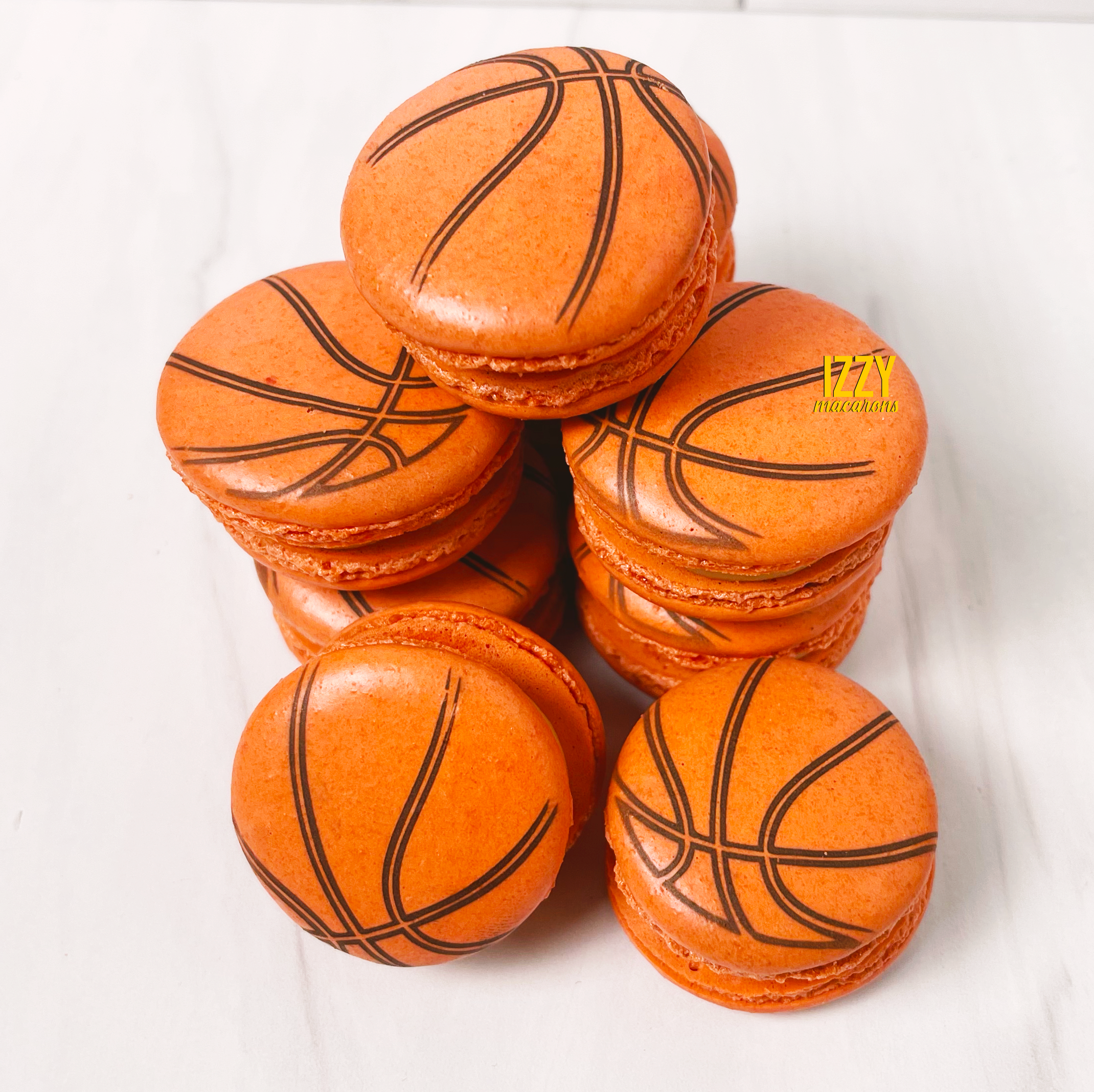 Basketball Macarons