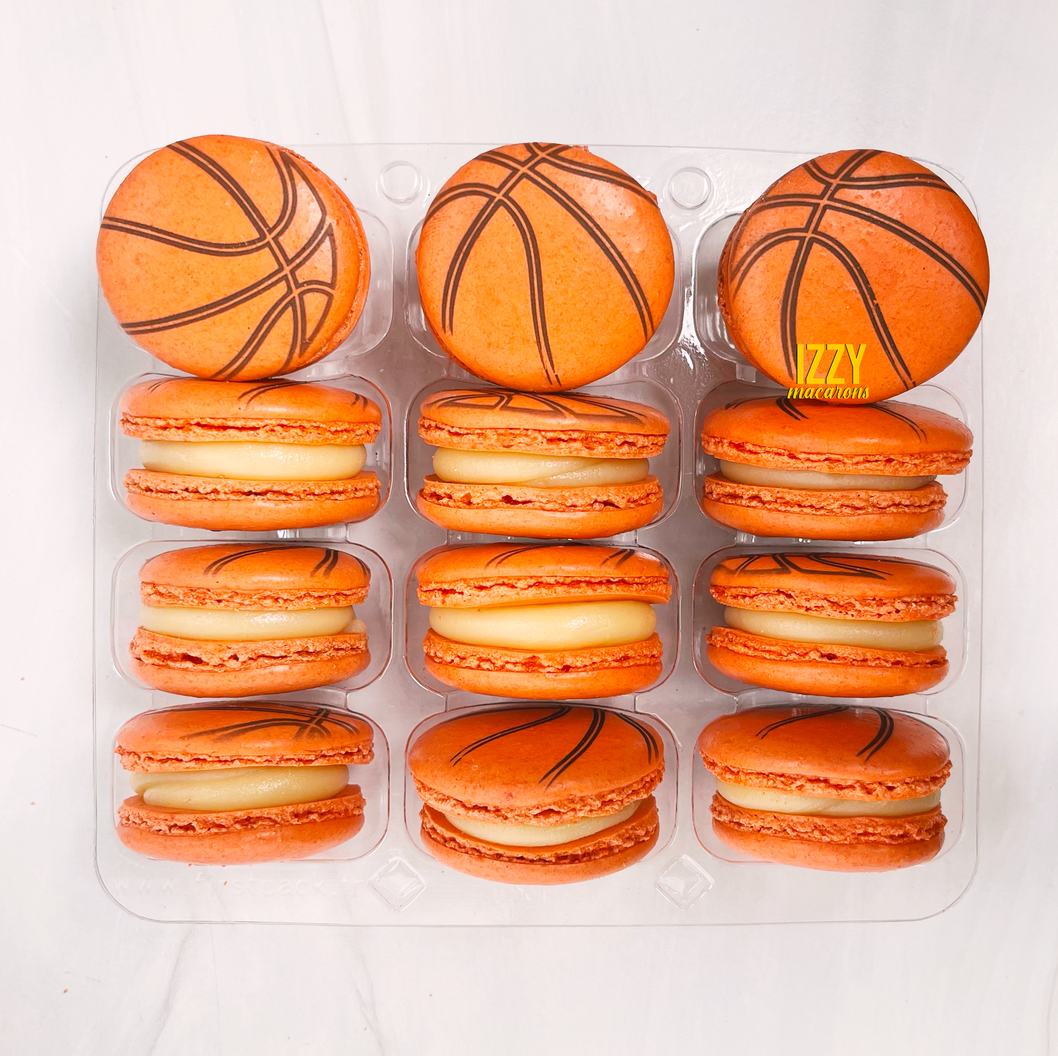 Basketball Macarons