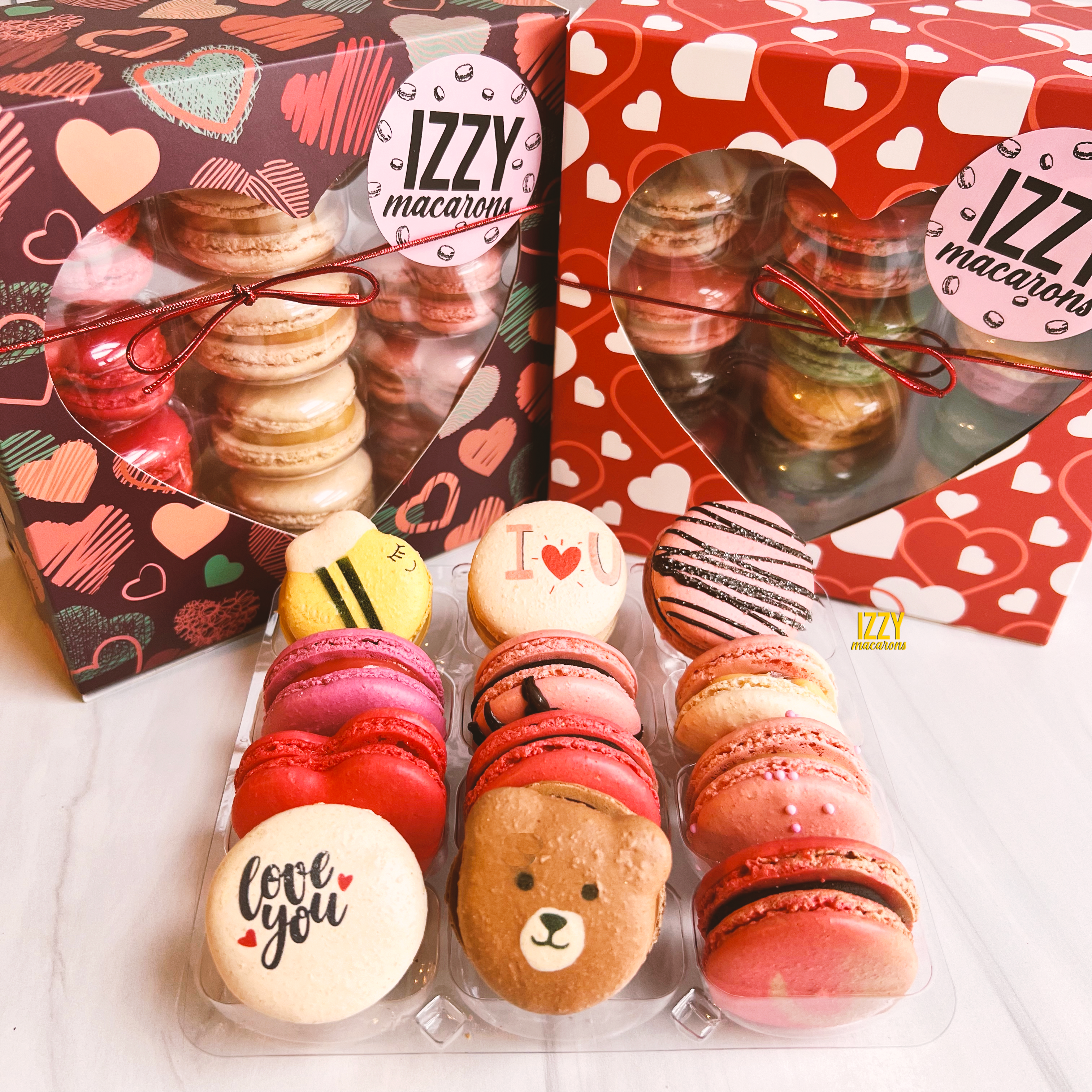 Choose V-day Designs - Valentine's Day Macarons