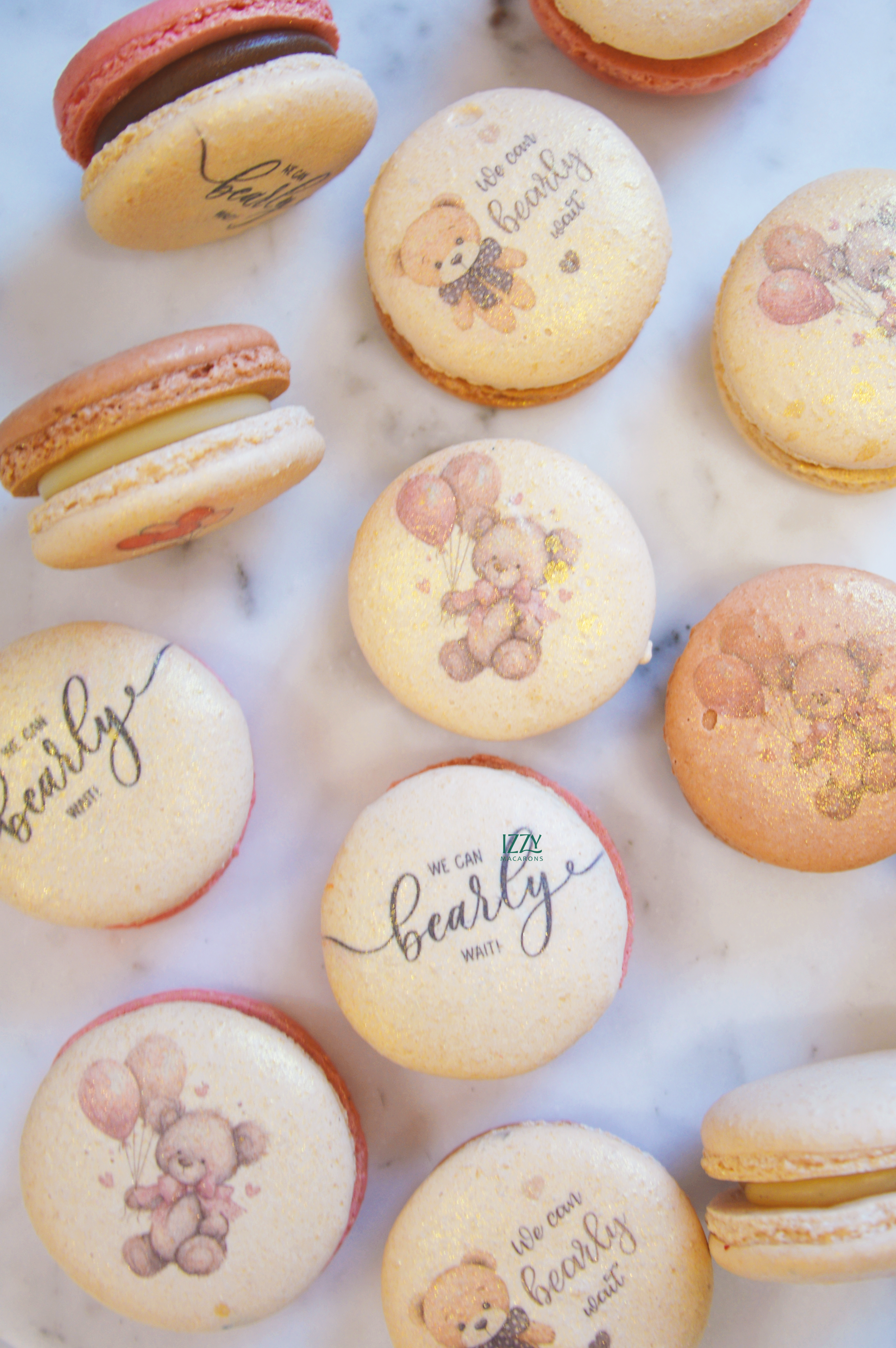 Bearly Wait themed Macarons