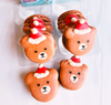 Load image into Gallery viewer, teddy bear christmas macarons