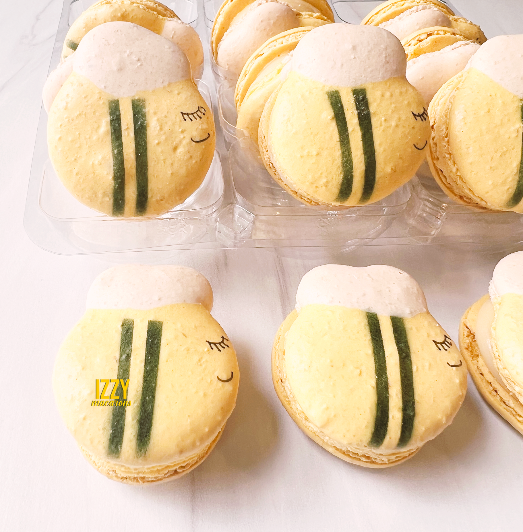 Bees Macarons - Izzy Macarons