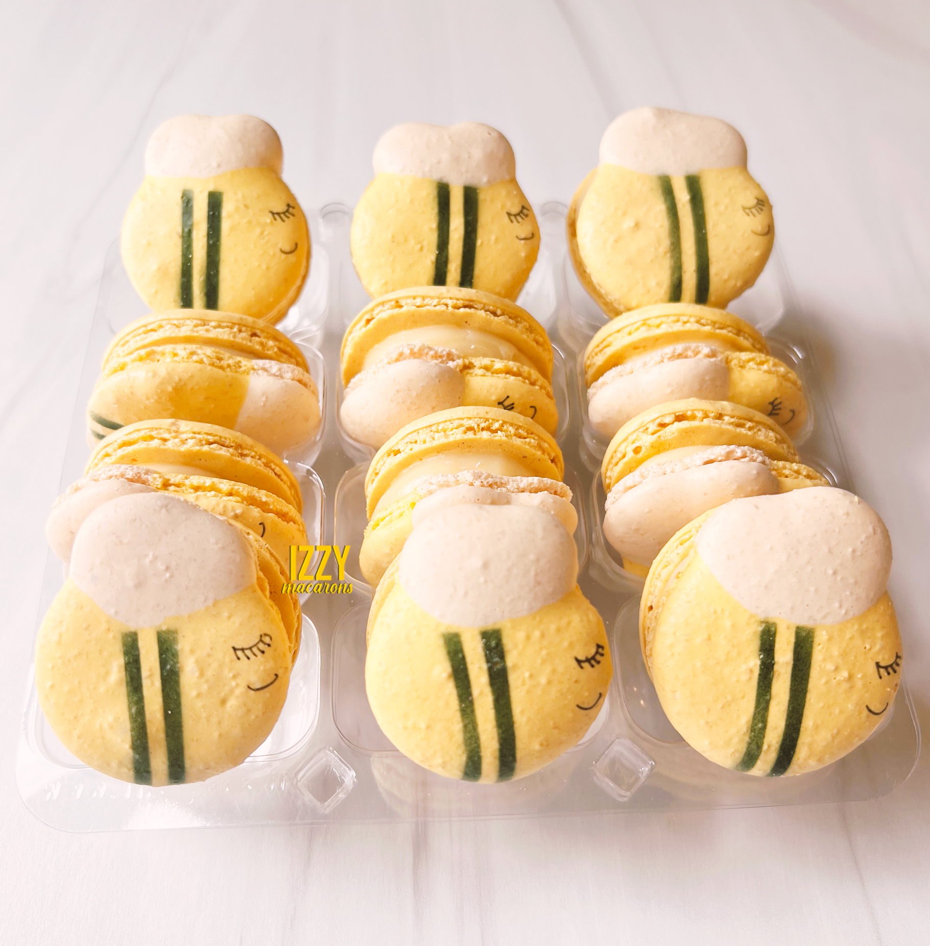 Bees Macarons - Izzy Macarons