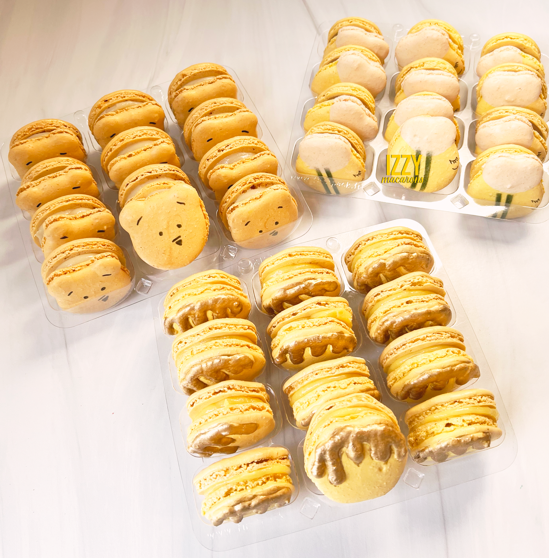 Honey Pot, Winnie and Bees Macarons - Izzy Macarons