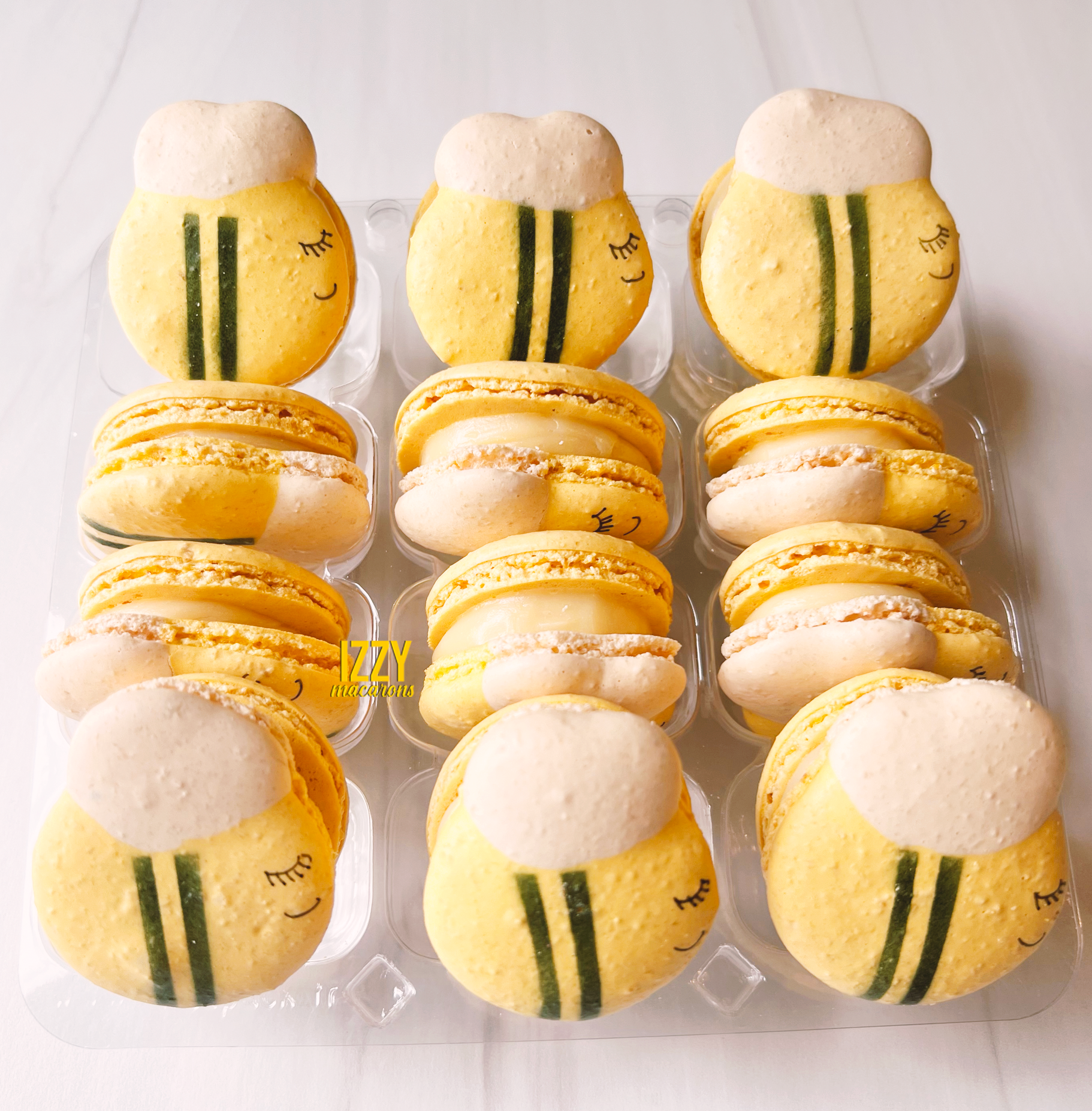 Bees Macarons - Izzy Macarons