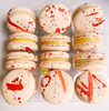 Blood Splash Macarons  - Halloween Macarons - Izzy Macarons