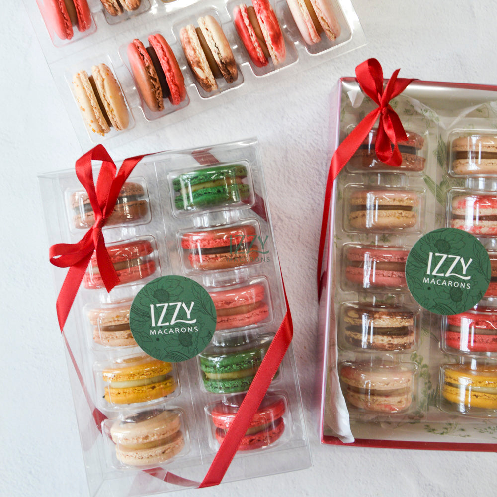 10 Macarons - Build your Gift Clear Box