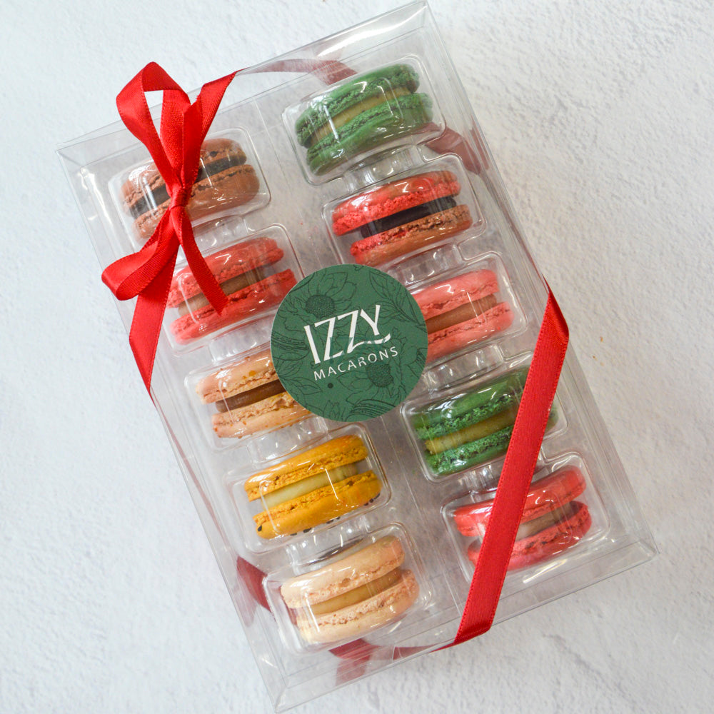 10 Macarons - Build your Gift Clear Box