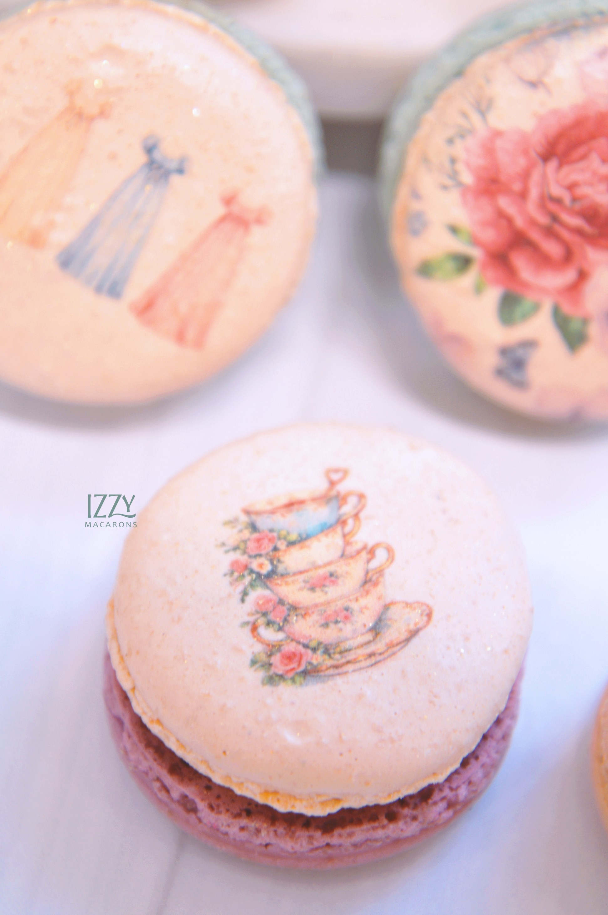 Bridgerton English Garden Macarons