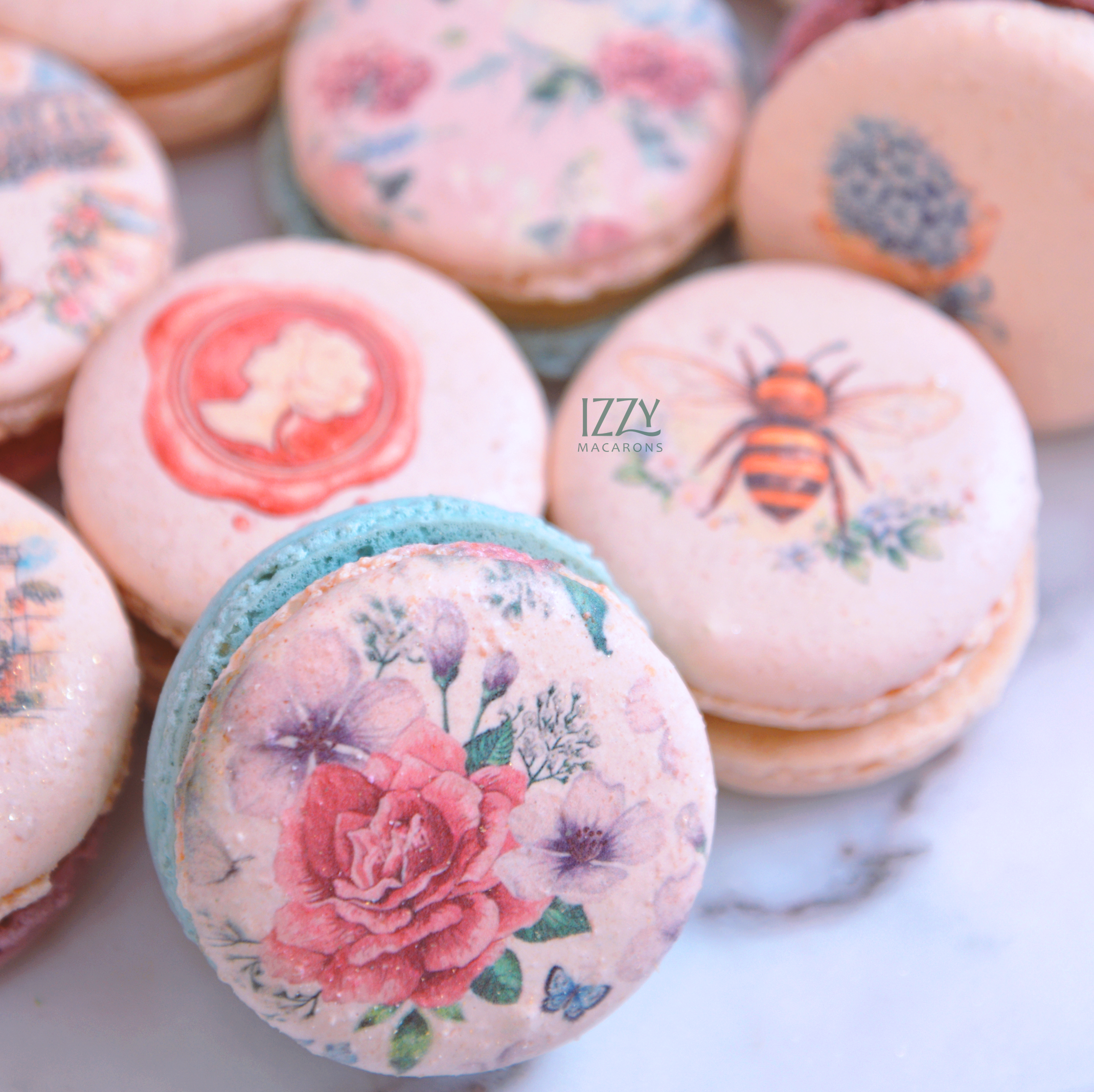 Bridgerton English Garden Macarons
