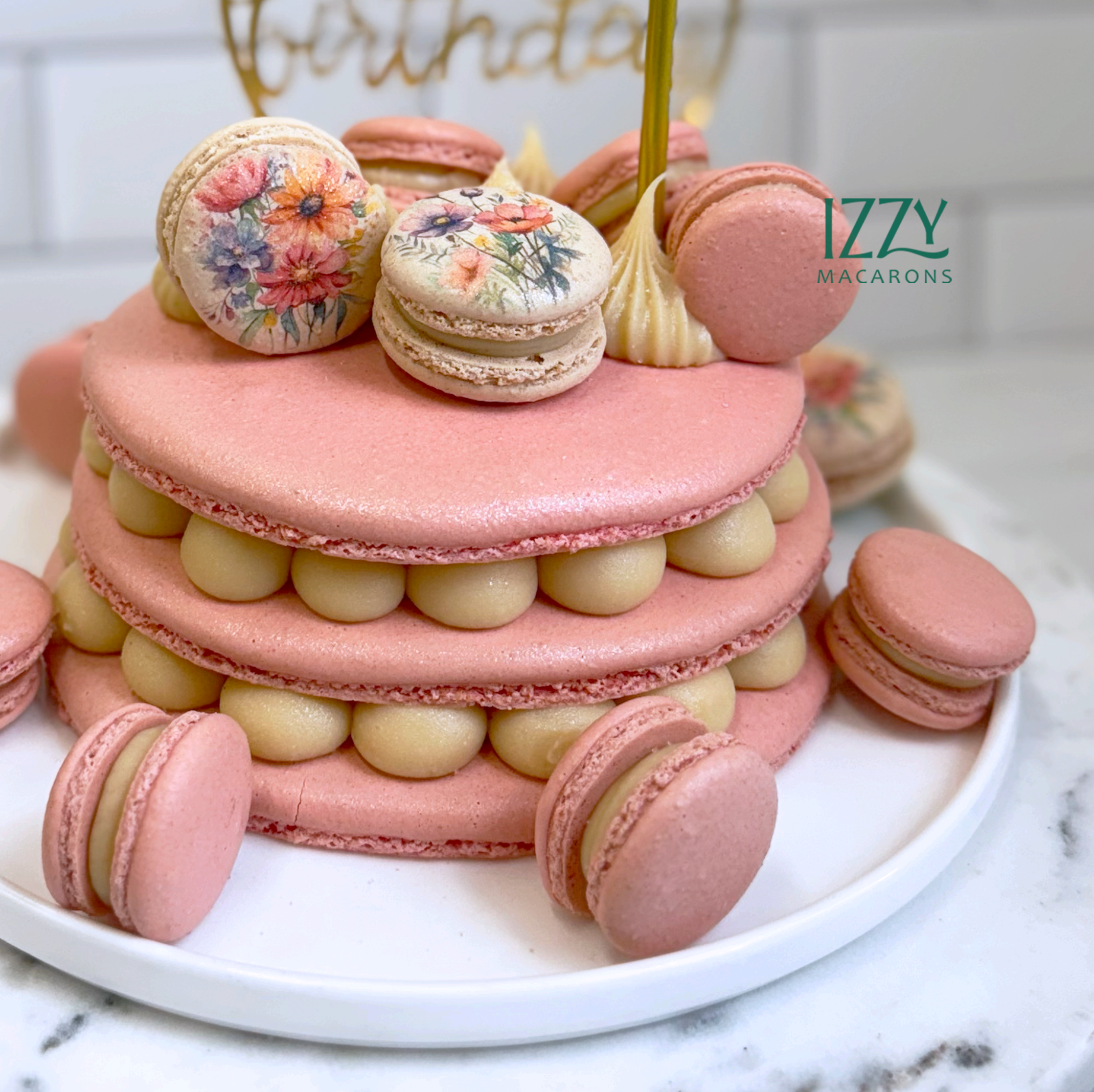 Macaron Cake  - 6 Inches - PICK UP Only