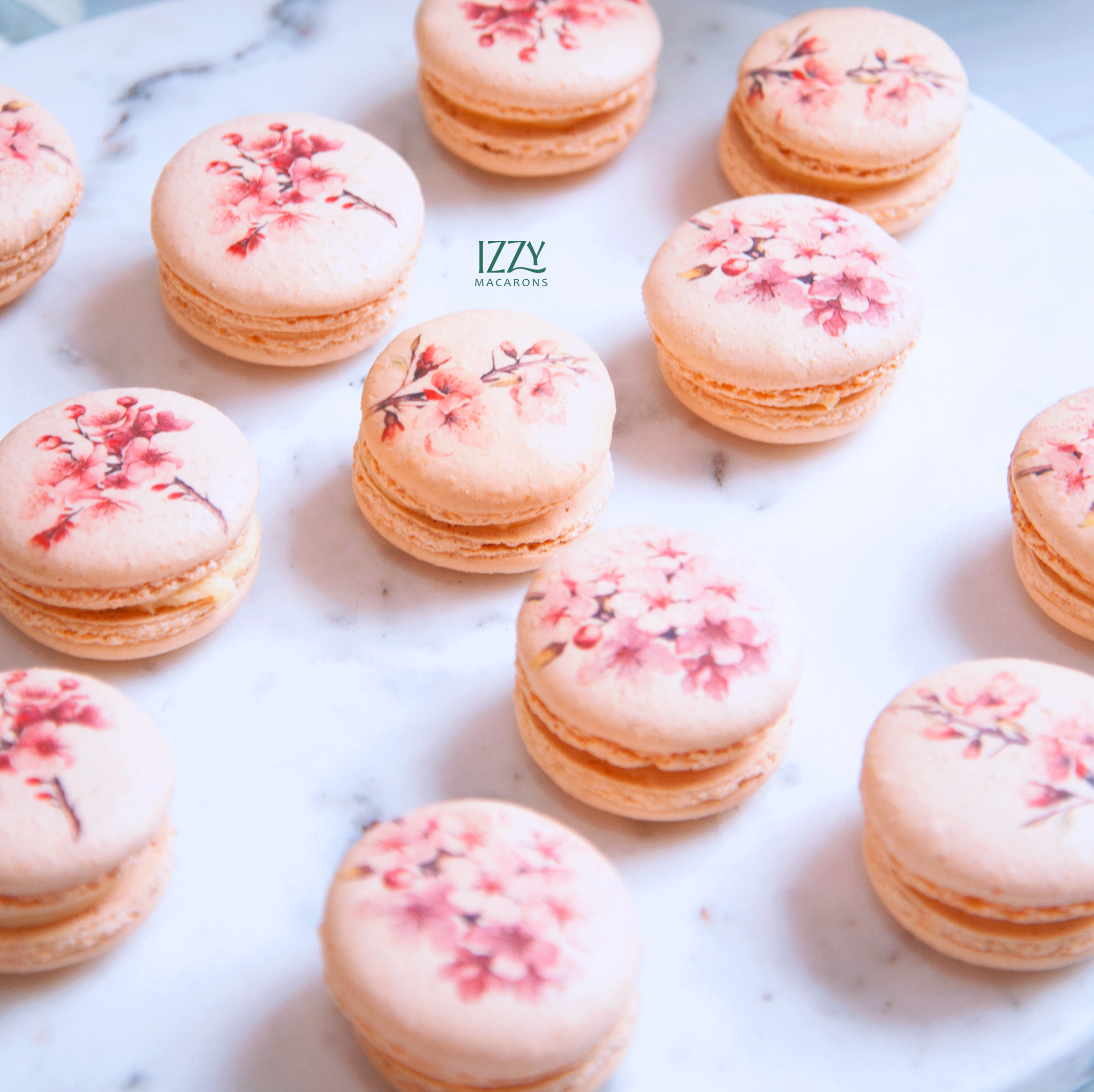 Cherry Blossom Macarons