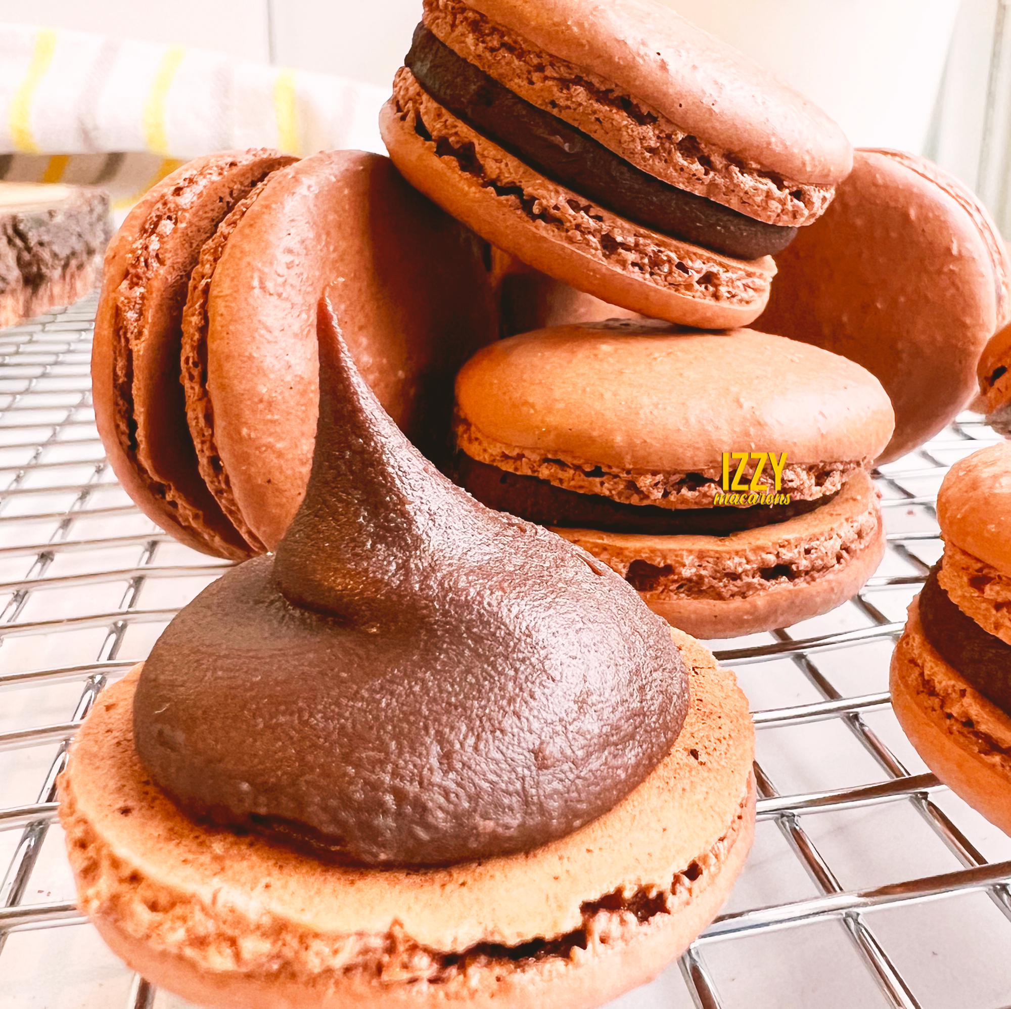 Chocolate French Macarons