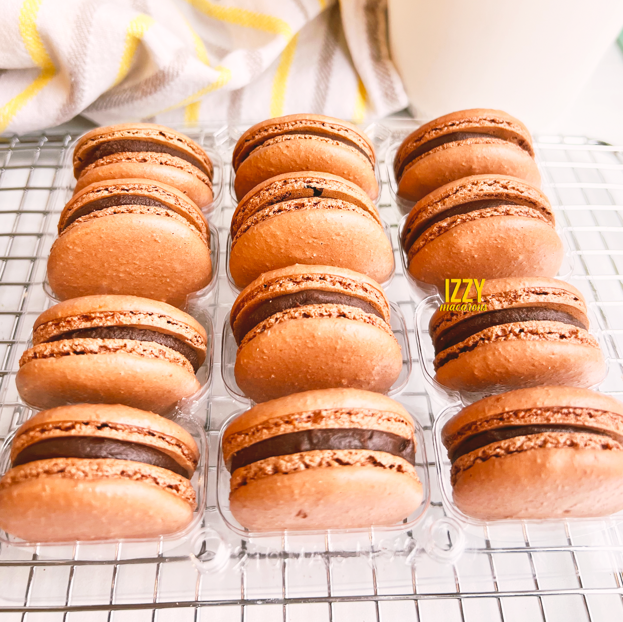 Chocolate French Macarons