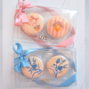 2 Macarons - Clear Customized Party Favor - Flat Package