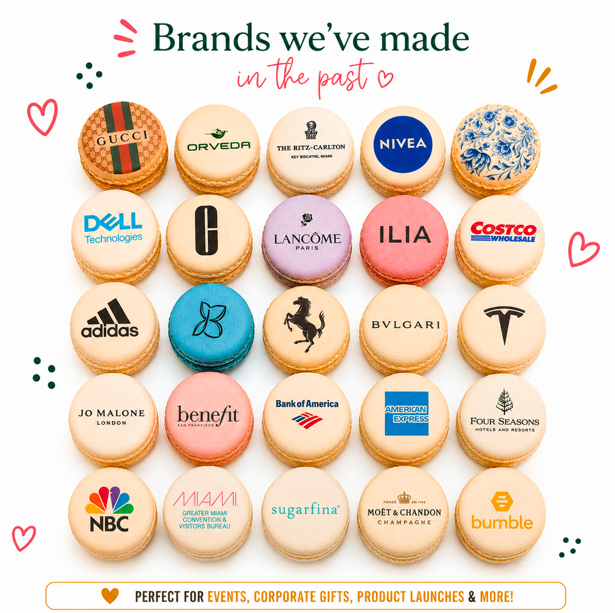 Picture/ Logo Macarons - Edible Print