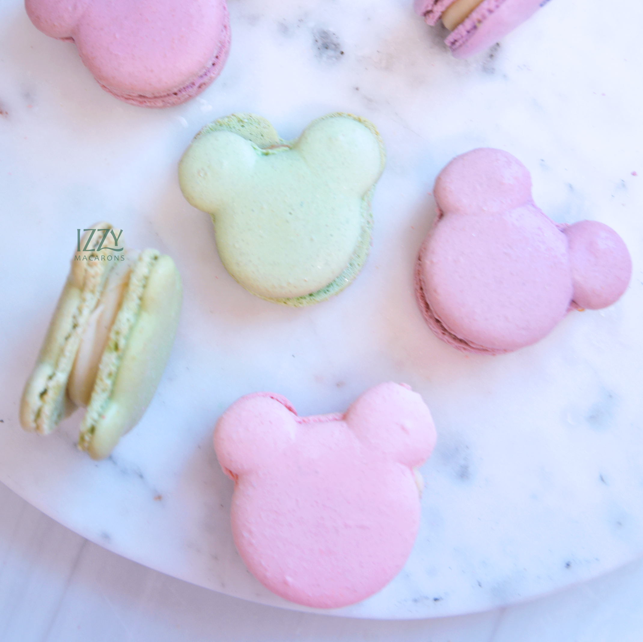 Mouse Pastel Macarons
