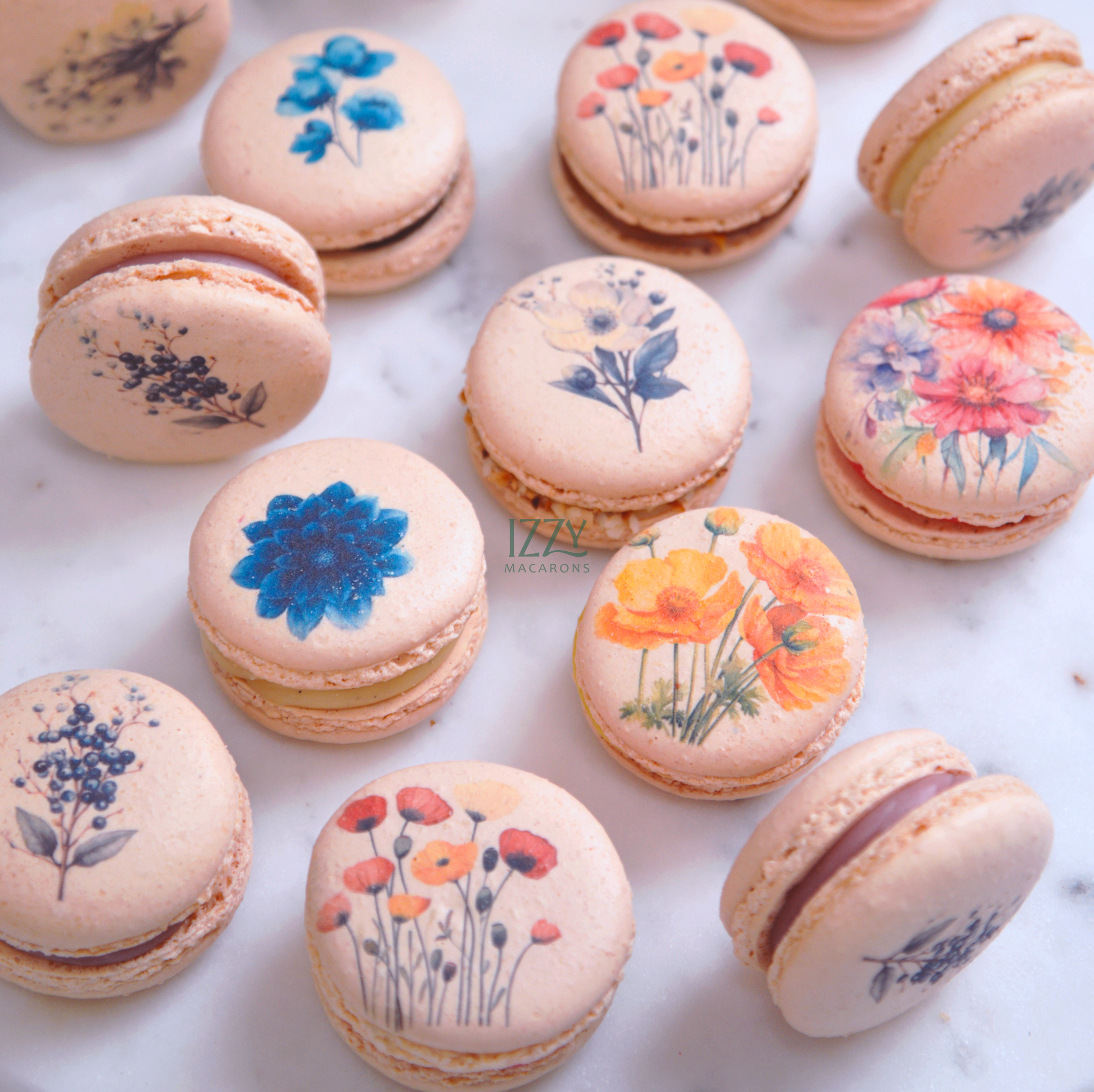 Choose your Flowers Macarons