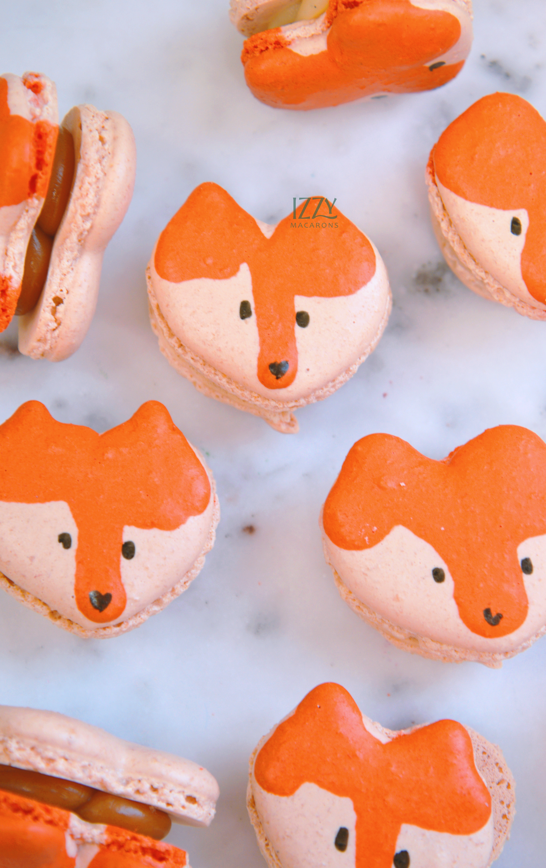 Fox Macarons