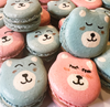 Load image into Gallery viewer, Pink and Blue Teddy Bears Macarons - Izzy Macarons