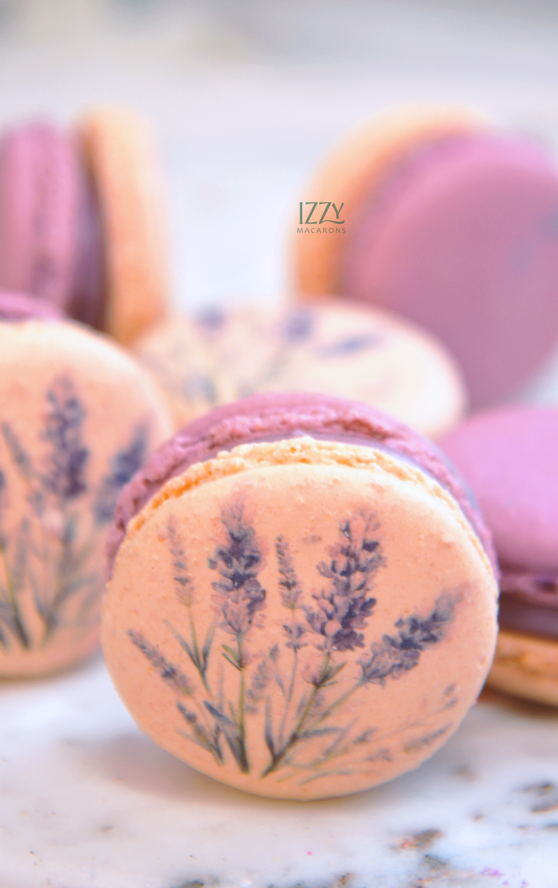 Lavender Prints Macarons - Lavender Flavor