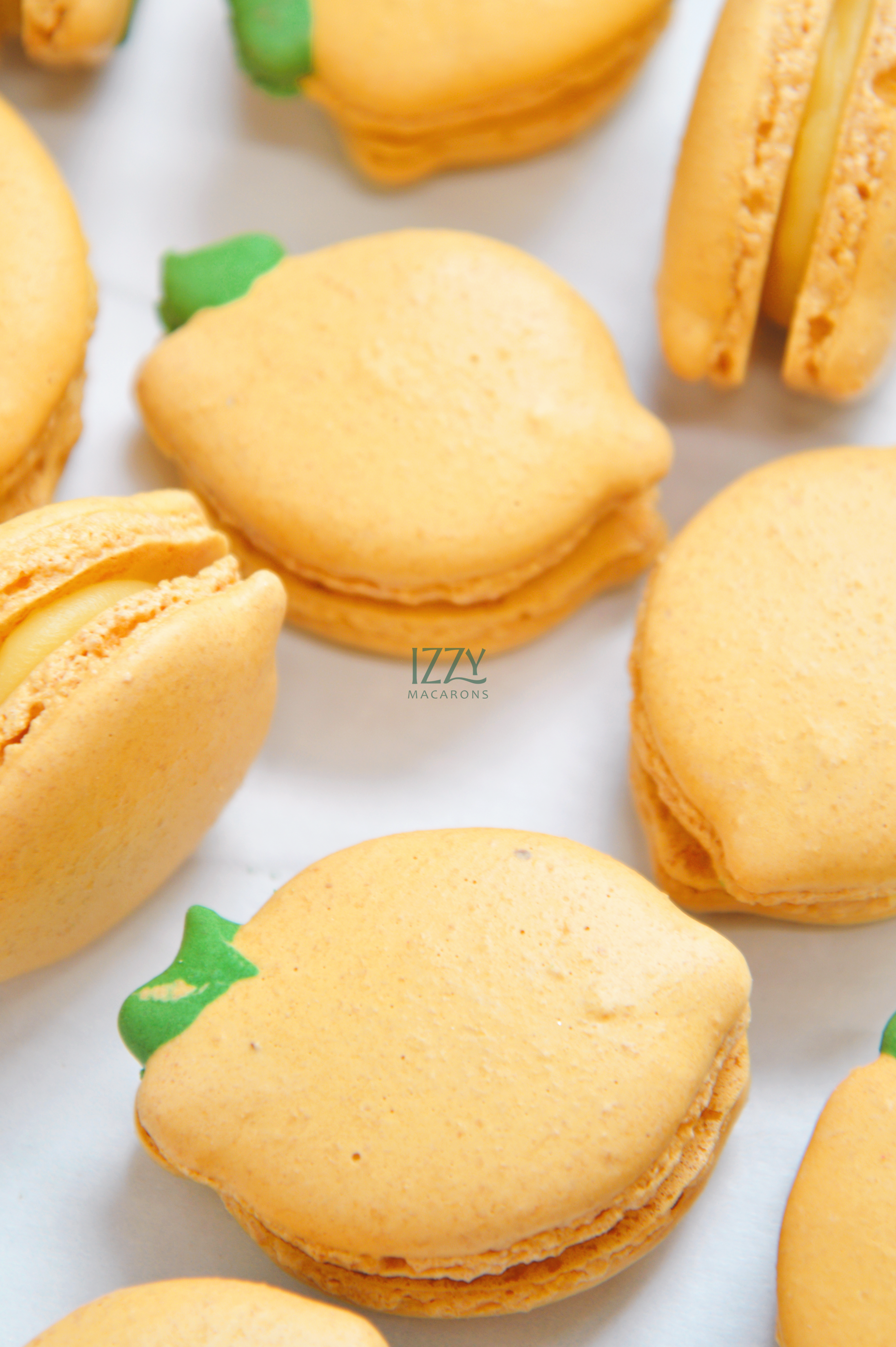 Lemon Shaped Macarons