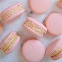 Light Pastel Pink Macarons – Izzy Macarons