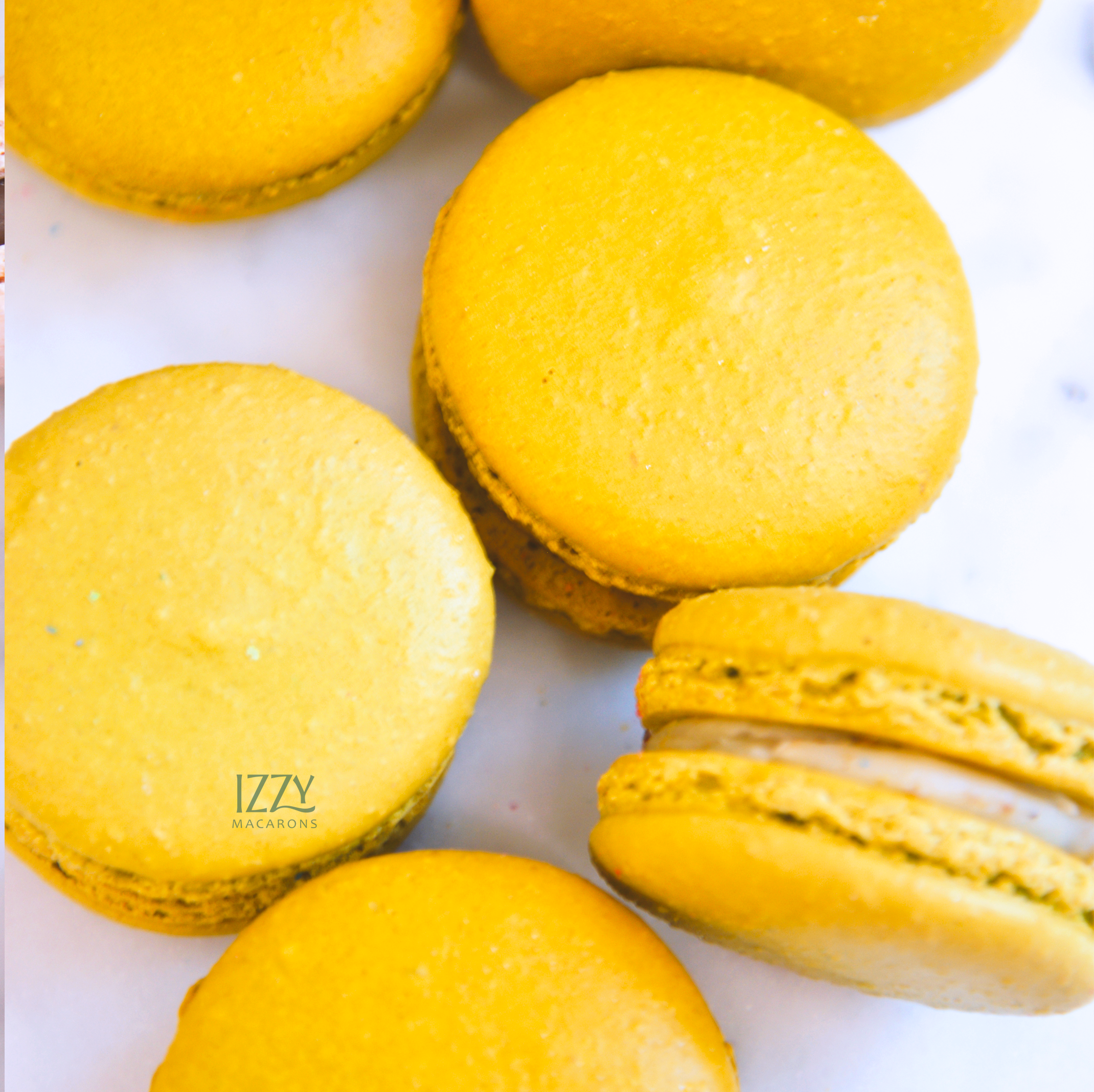 Lime Macarons