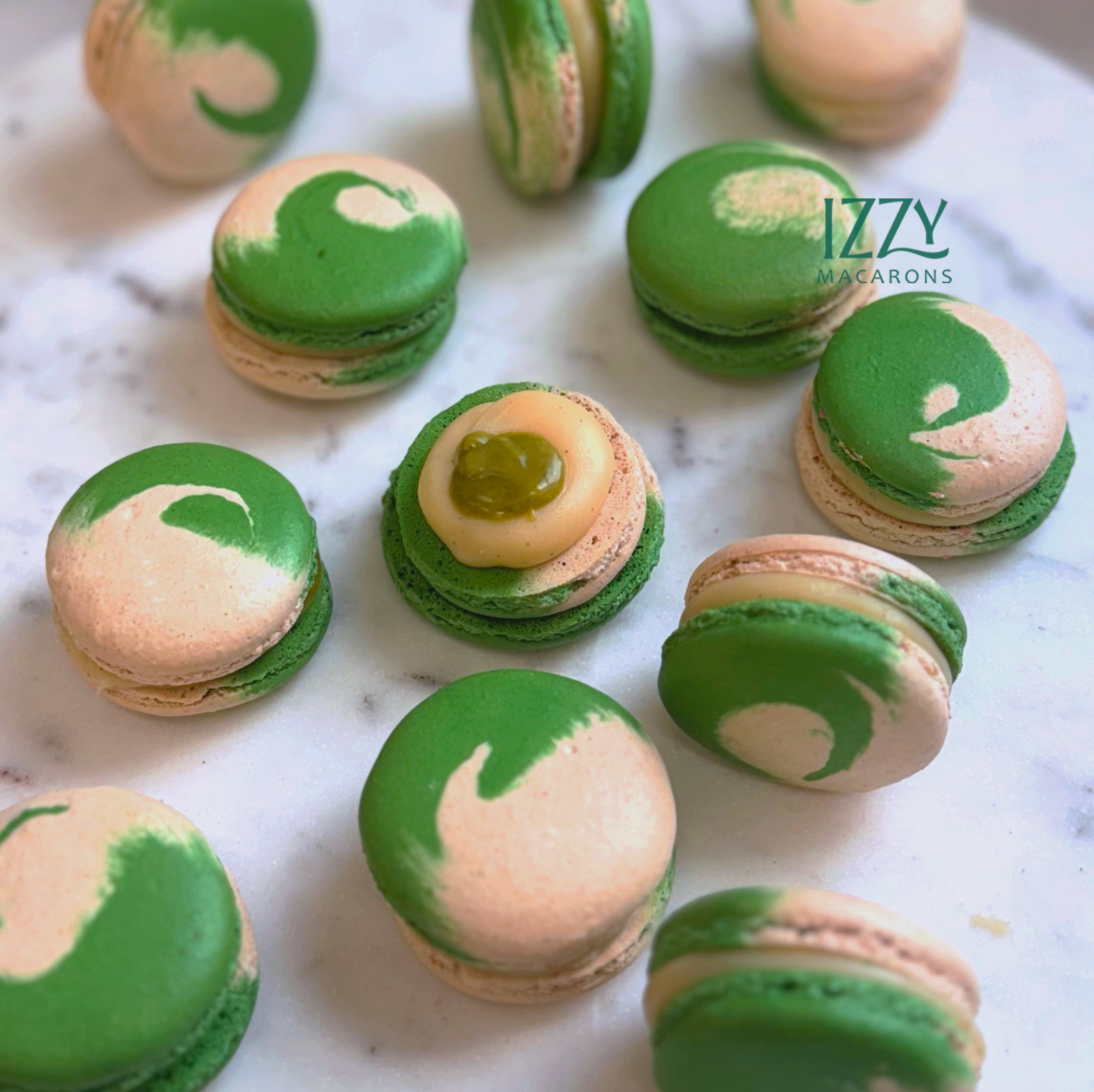 Green Tea Macarons