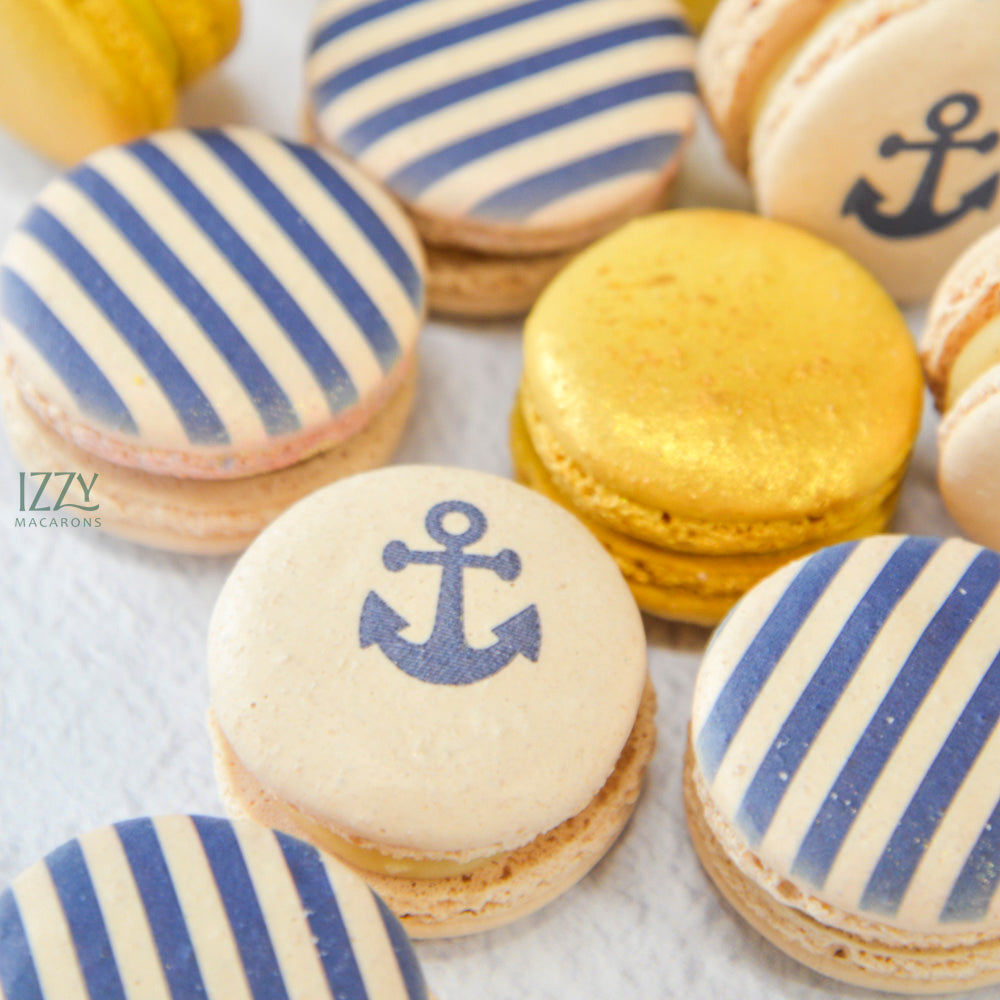 Nautical Macarons