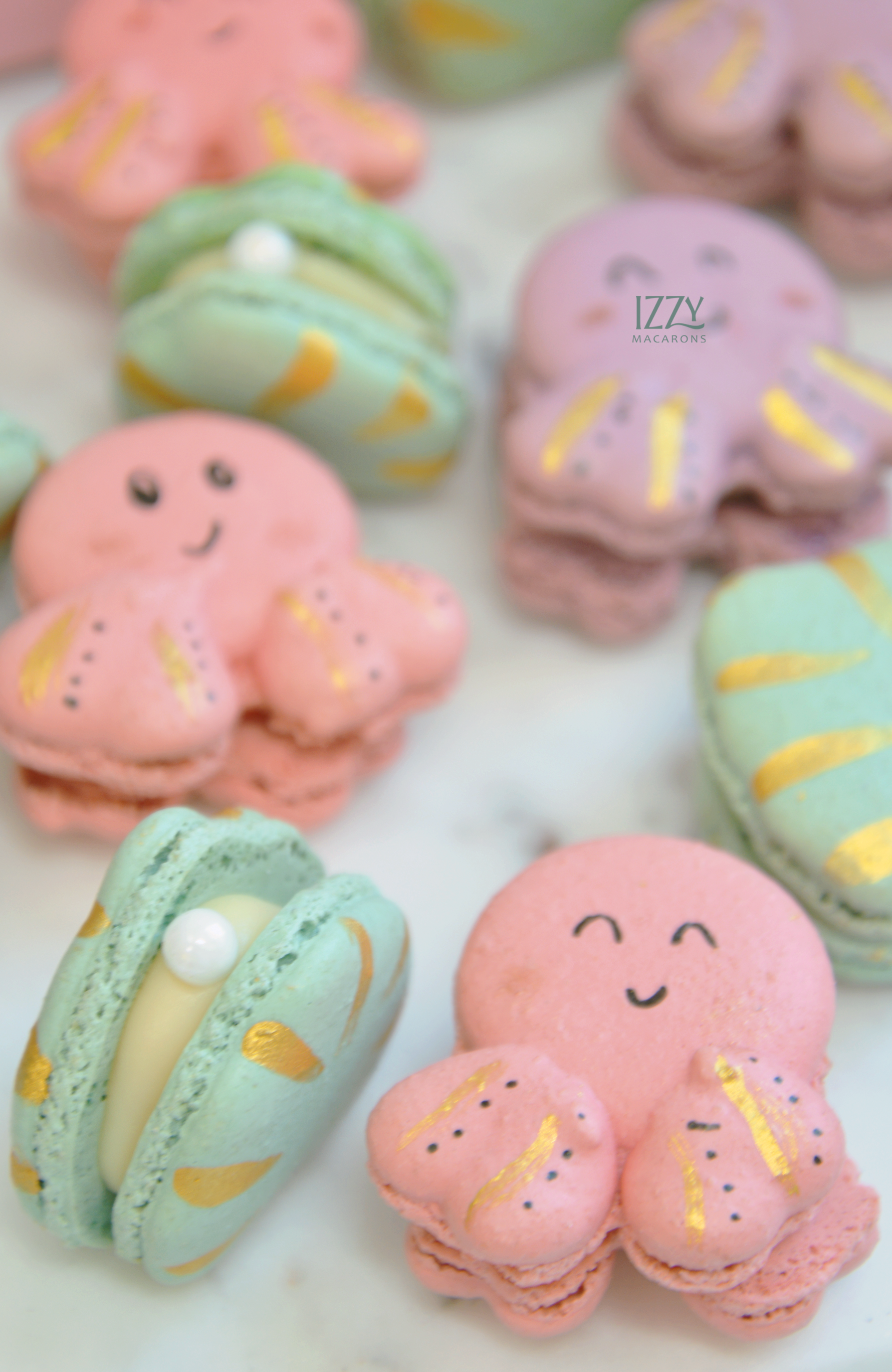 Octopus Macarons