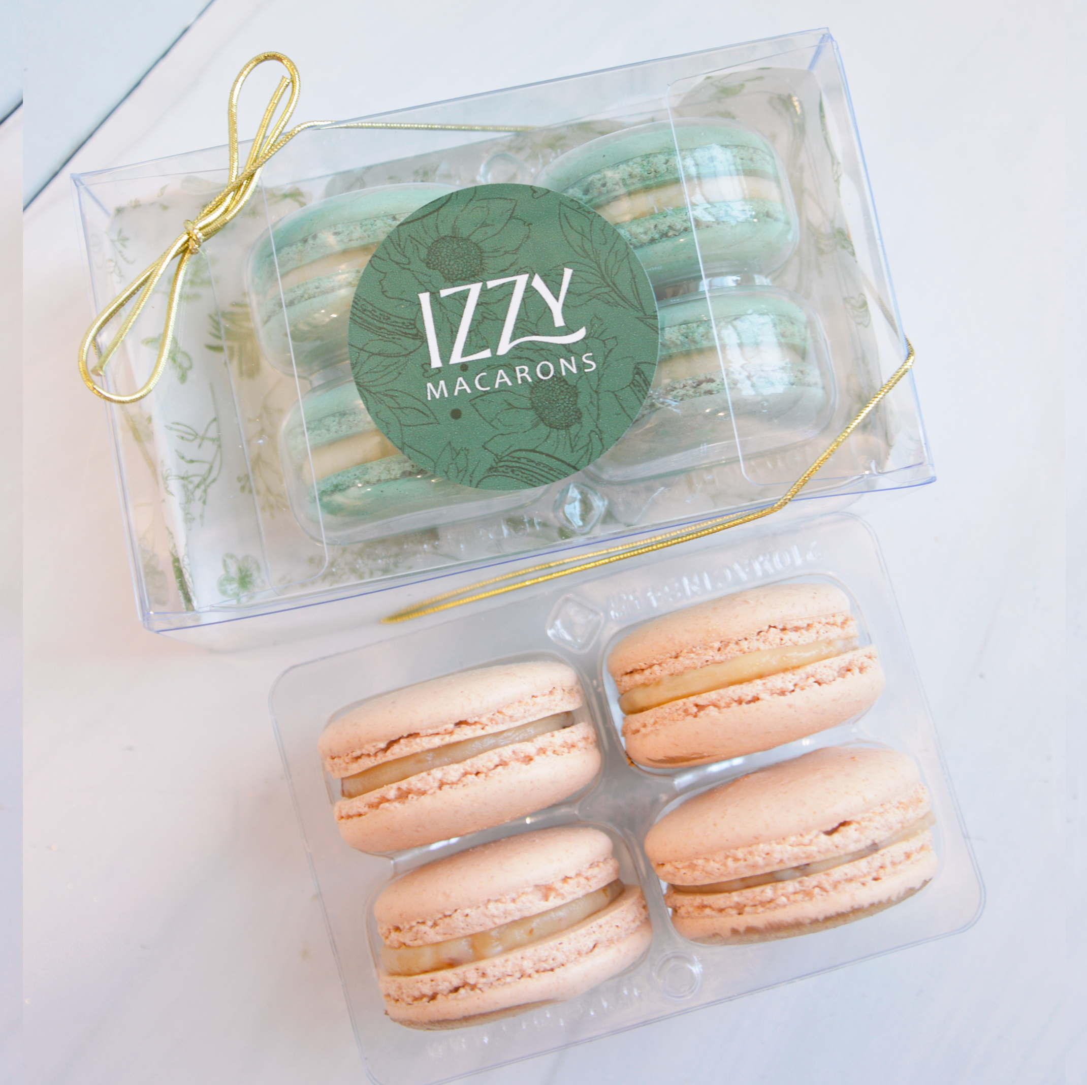 4 Macarons - Clear Party Favor